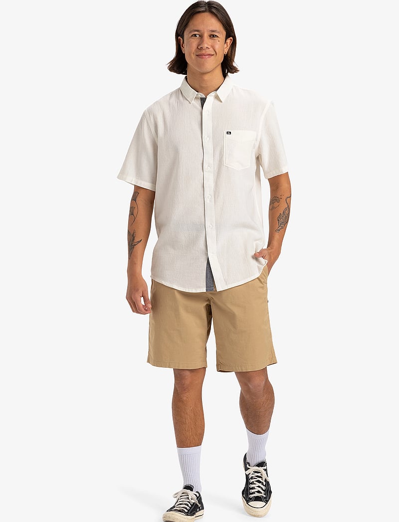 Quiksilver - TIME BOX - oberteile & t-shirts - snow white - 4