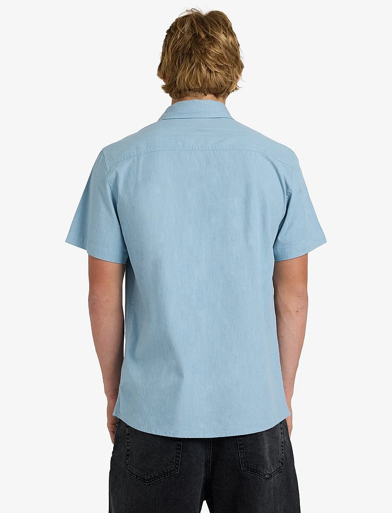 Quiksilver - MW PREMIUM STRETCH SS - toppe & t-shirts - ashley blue - 3