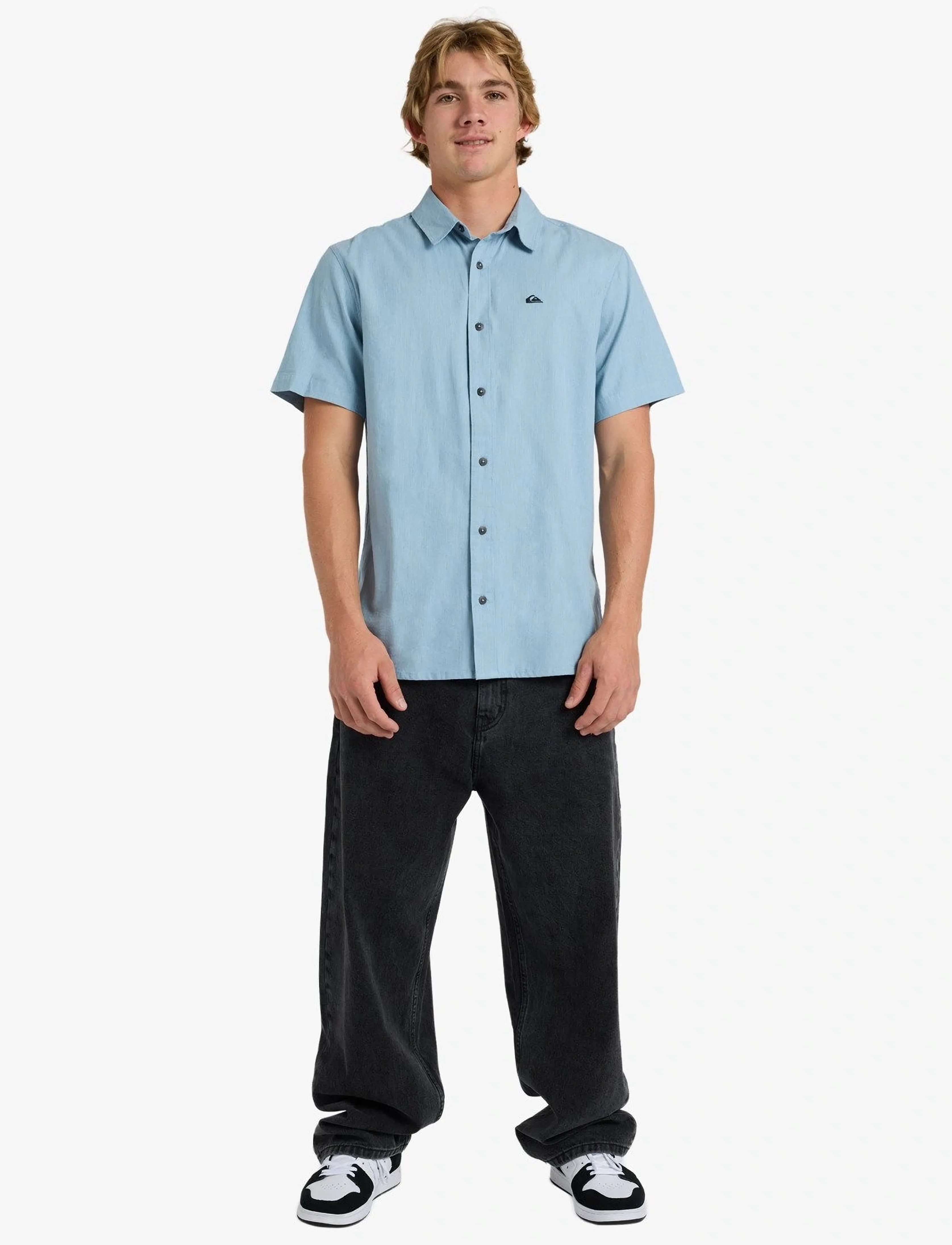 Quiksilver - MW PREMIUM STRETCH SS - hemden - ashley blue - 4