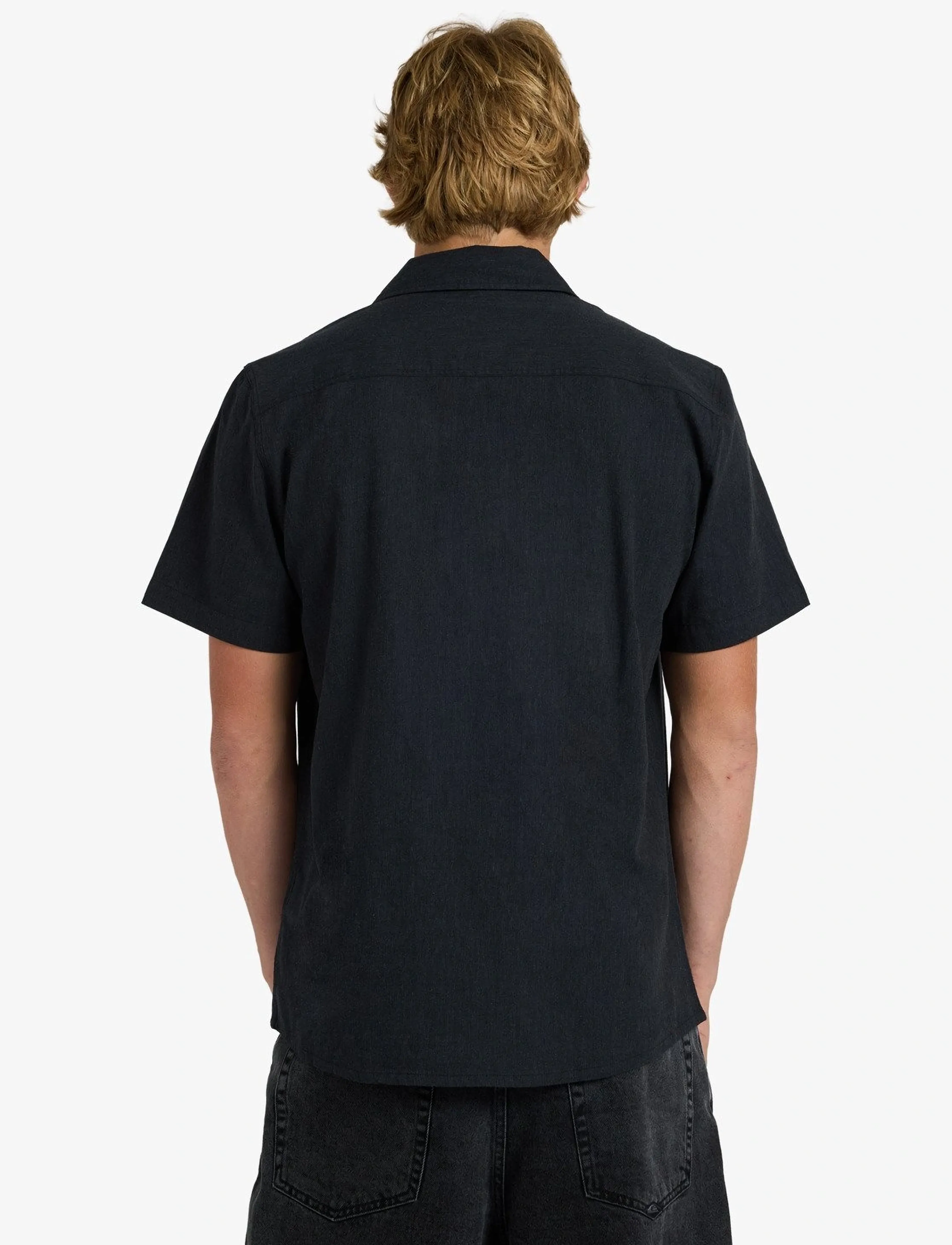 Quiksilver - MW PREMIUM STRETCH SS - skjorter - black - 3