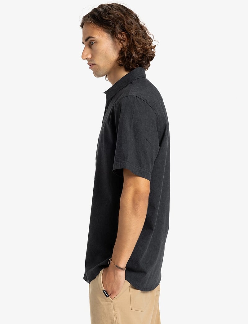 Quiksilver - MW PREMIUM STRETCH SS - toppe & t-shirts - black - 5