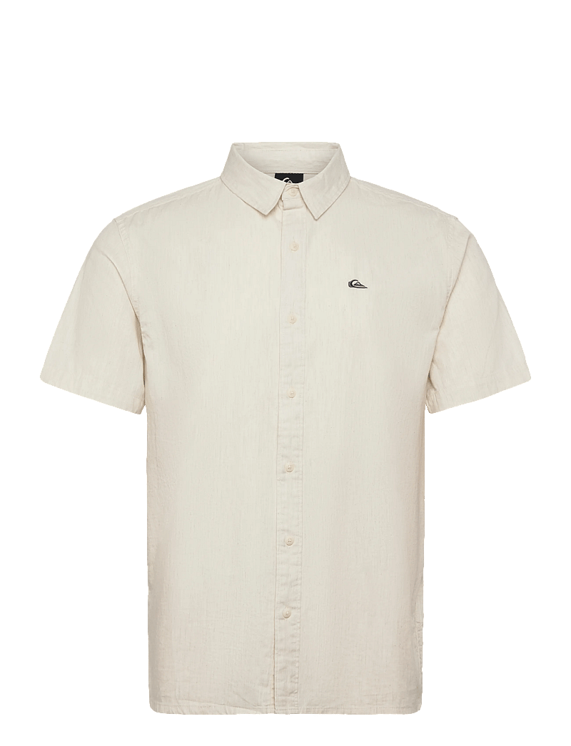 Quiksilver - MW PREMIUM STRETCH SS - toppe & t-shirts - bone white - 1