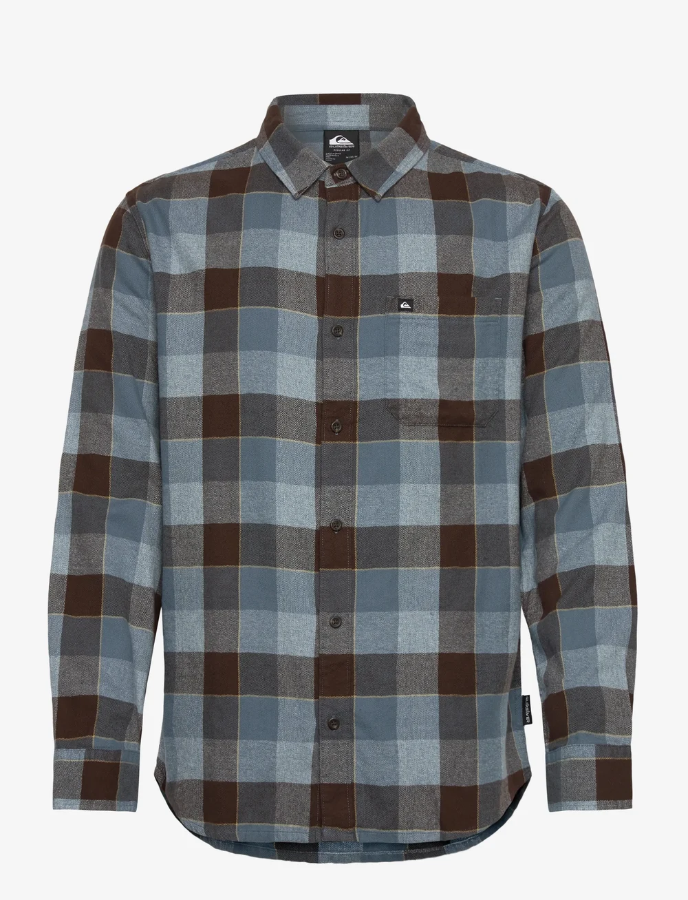 Quiksilver - MOTHERFLY PLAID LS SHIRT - tops & t-shirts - china blue motherfly check - 1