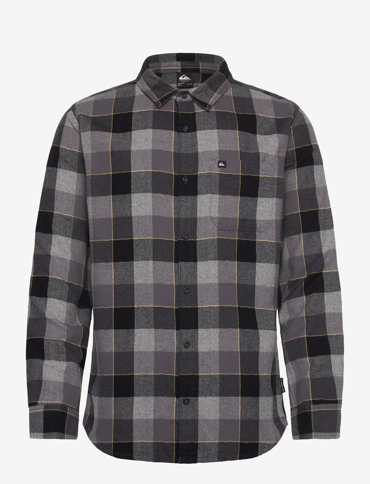 Quiksilver - MOTHERFLY PLAID LS SHIRT - tops & t-shirts - iron gate motherfly check - 1