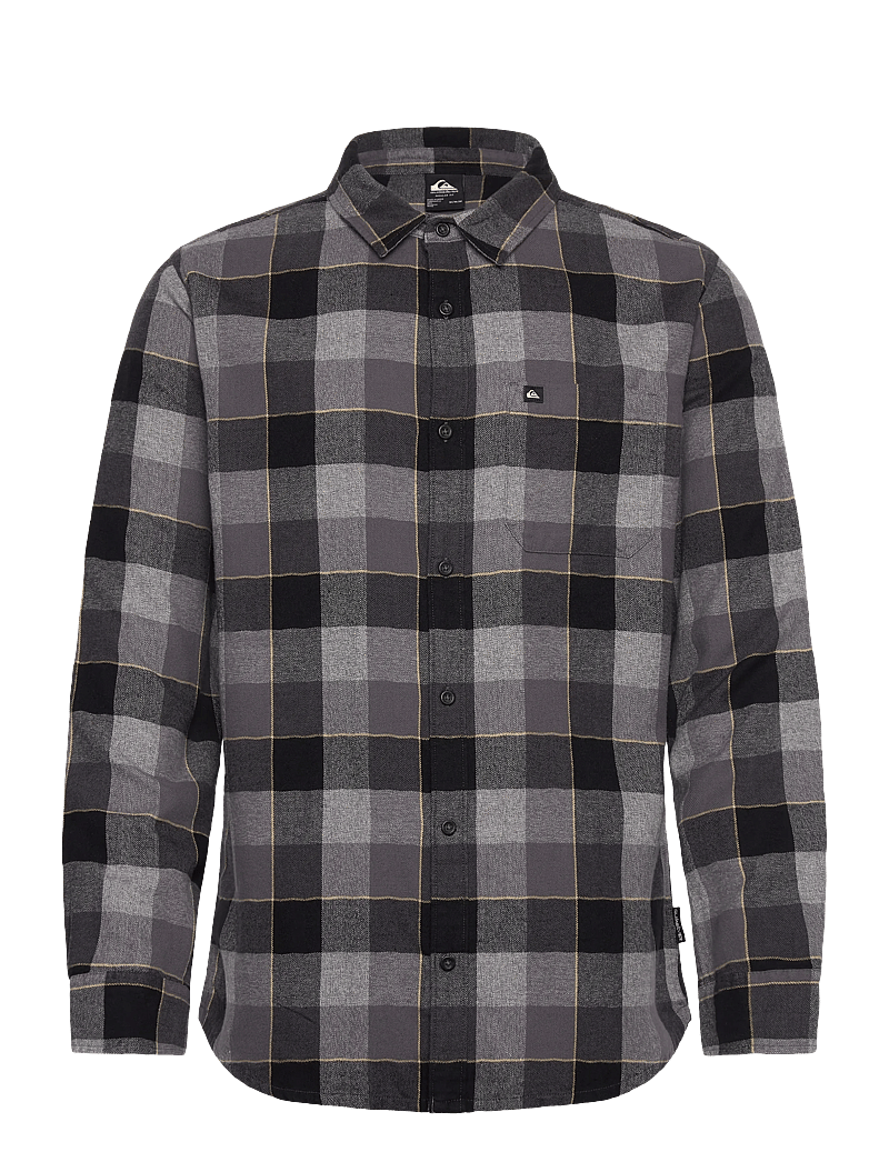 Quiksilver - MOTHERFLY PLAID LS SHIRT - tops & t-shirts - iron gate motherfly check - 1