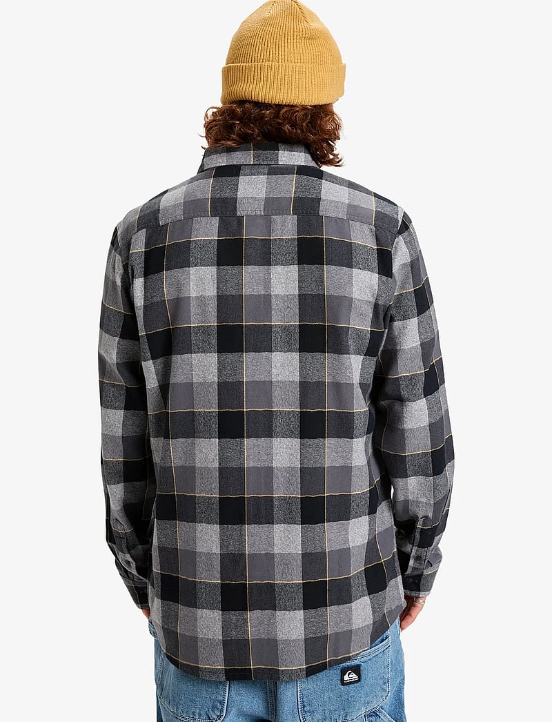 Quiksilver - MOTHERFLY PLAID LS SHIRT - tops & t-shirts - iron gate motherfly check - 3