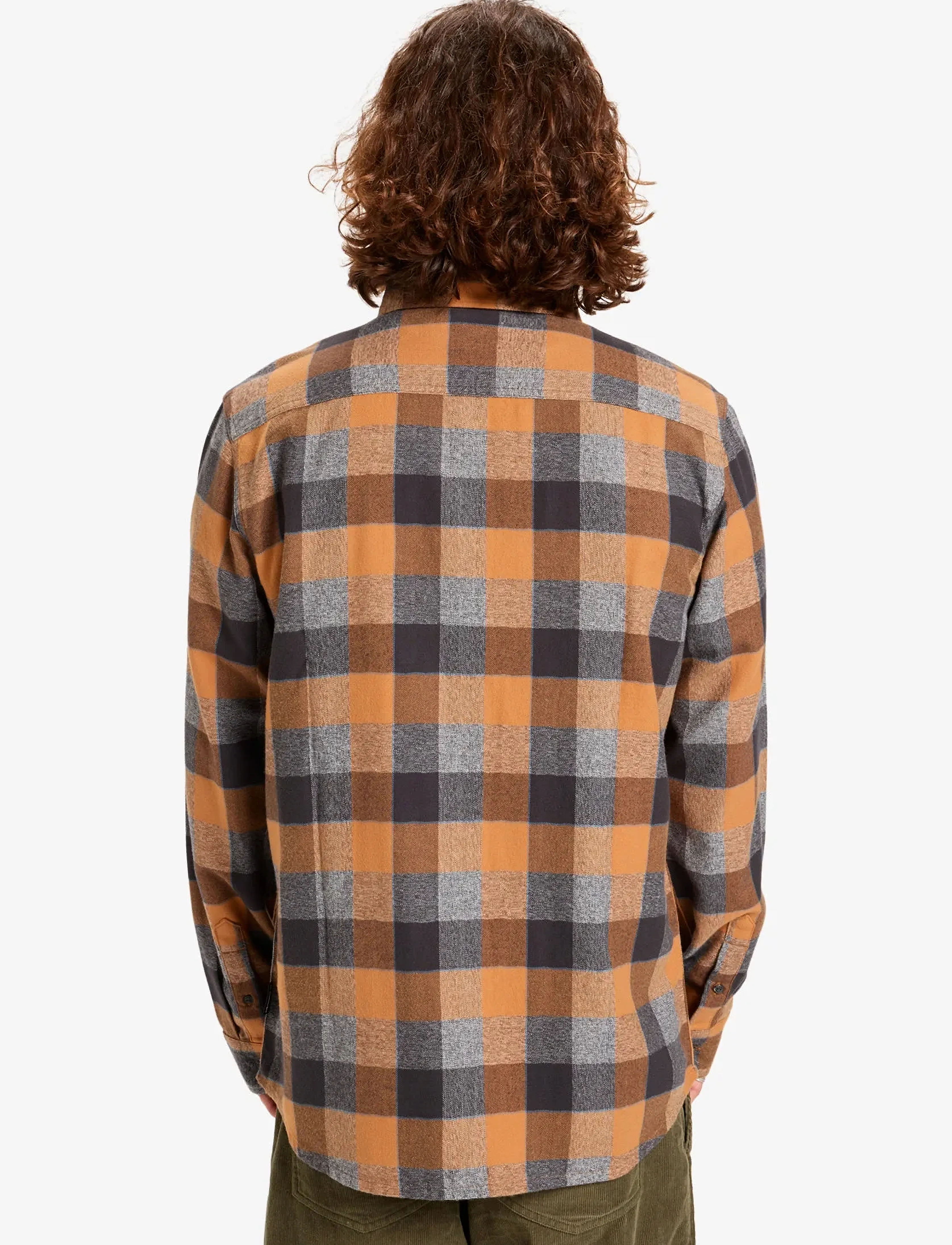 Quiksilver - MOTHERFLY PLAID LS SHIRT - almond motherfly check - 3