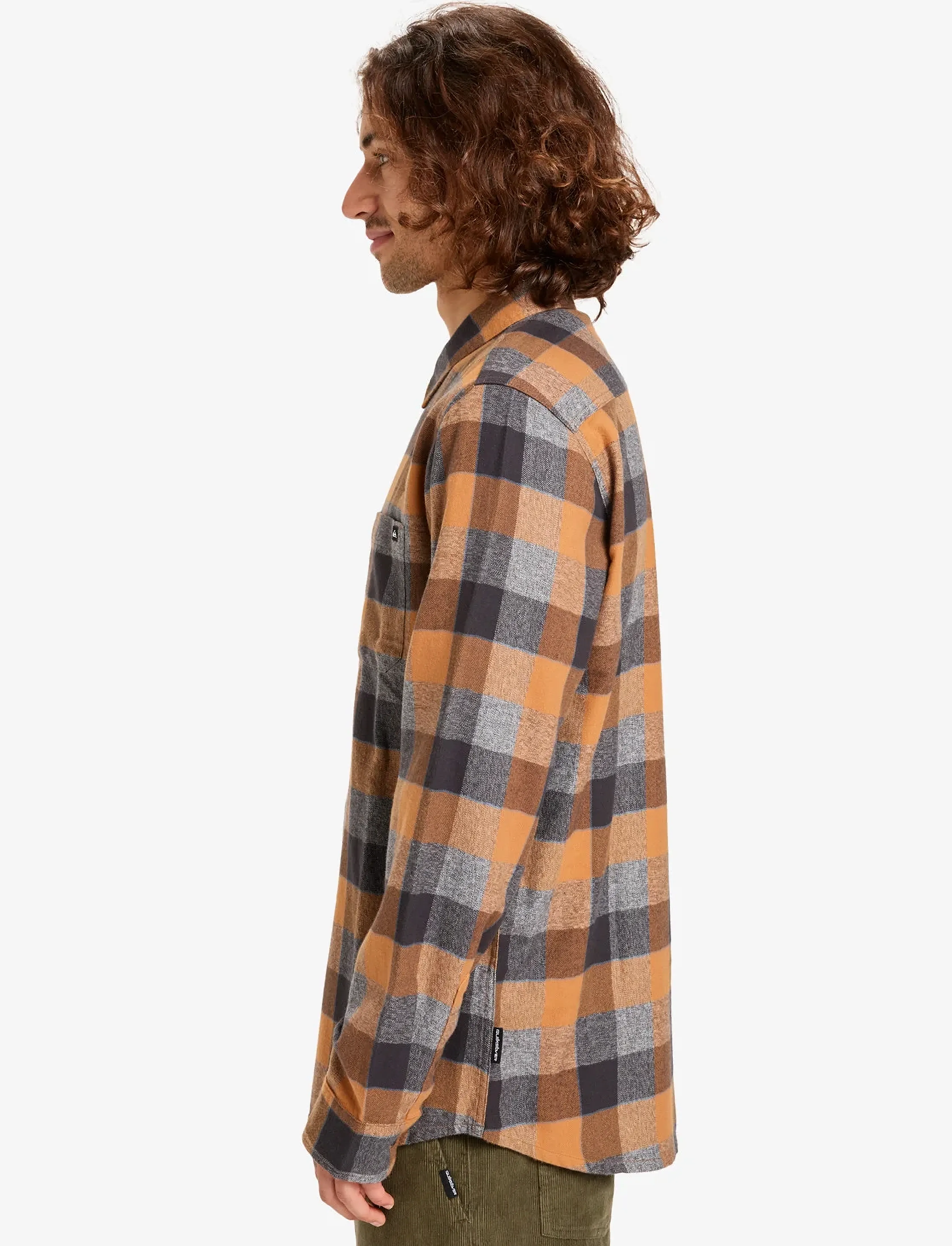 Quiksilver - MOTHERFLY PLAID LS SHIRT - almond motherfly check - 5