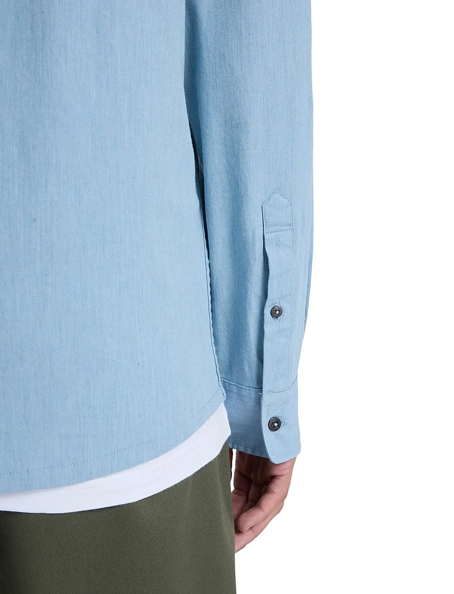 Quiksilver - MW PREMIUM STRETCH LS - toppar & t-shirts - ashley blue - 4