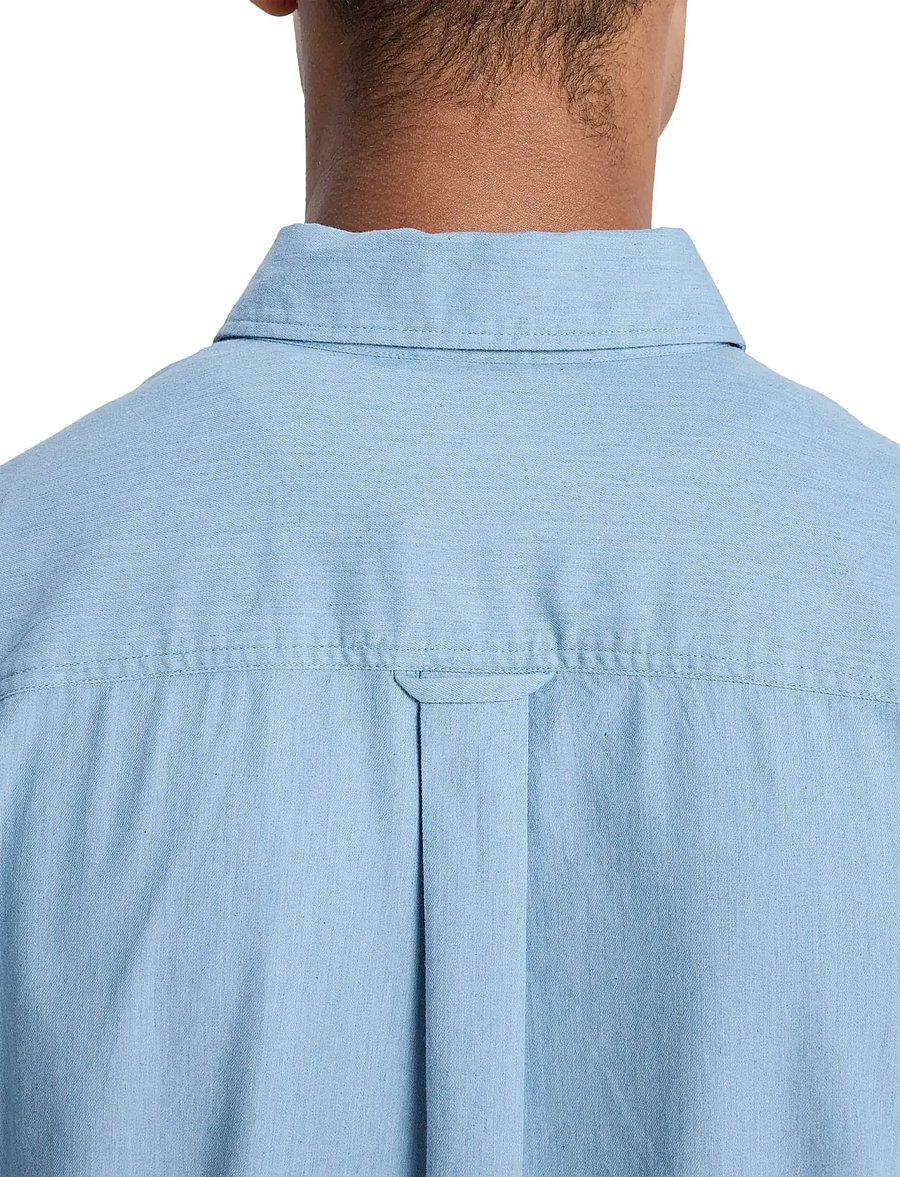 Quiksilver - MW PREMIUM STRETCH LS - toppar & t-shirts - ashley blue - 5