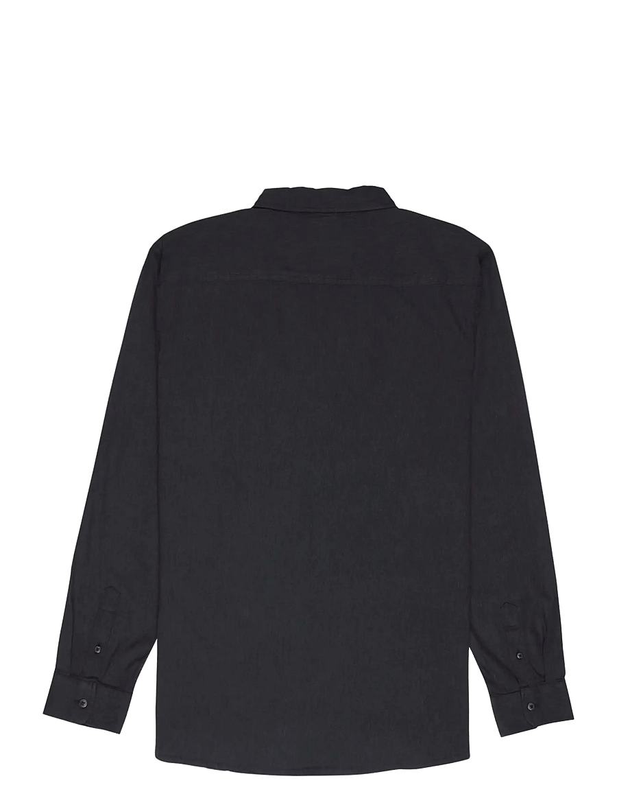 Quiksilver - MW PREMIUM STRETCH LS - oberteile & t-shirts - black - 2