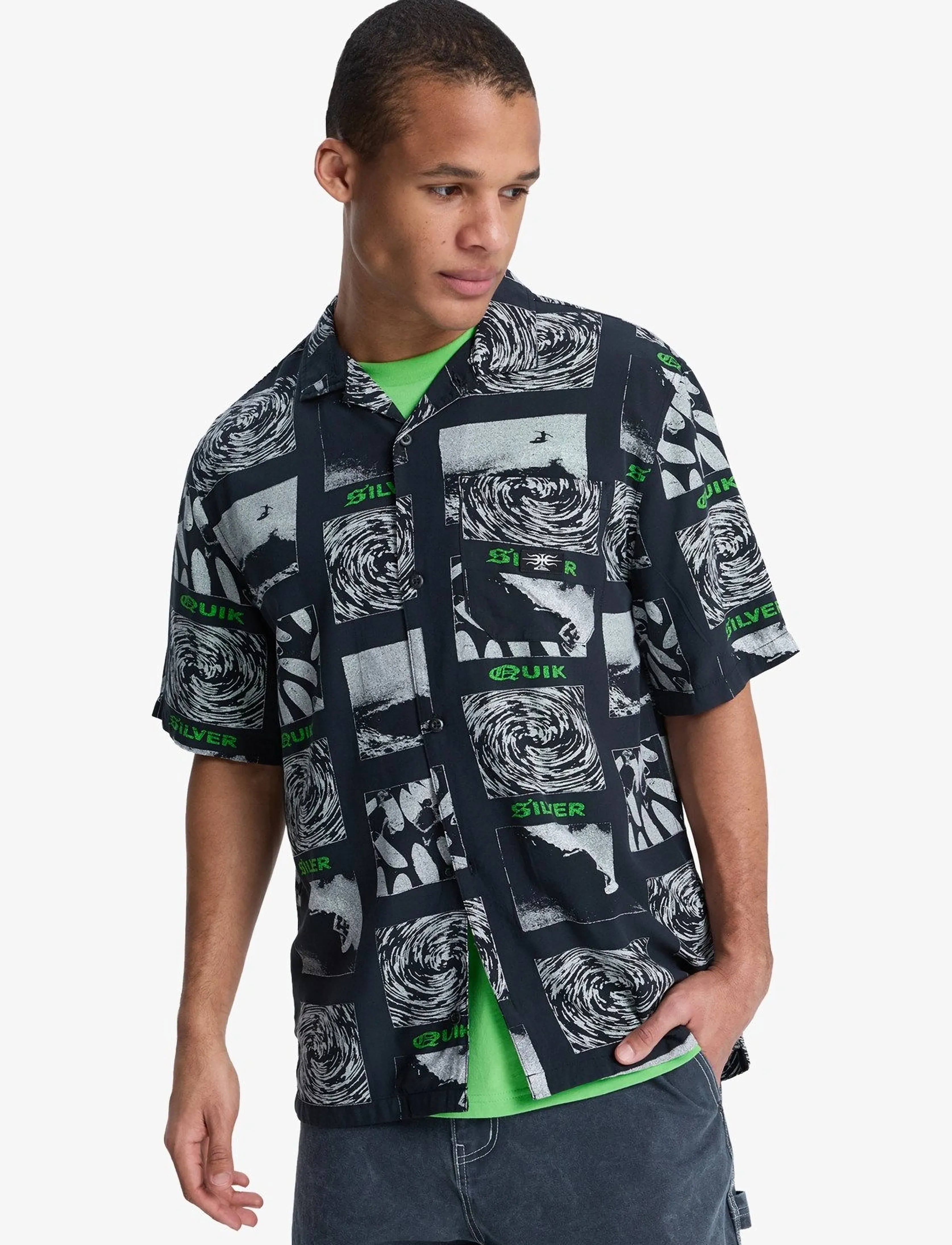 Quiksilver Mercury Tubes, XS, Black, Sport Overdele > Sport Shirts, Herre