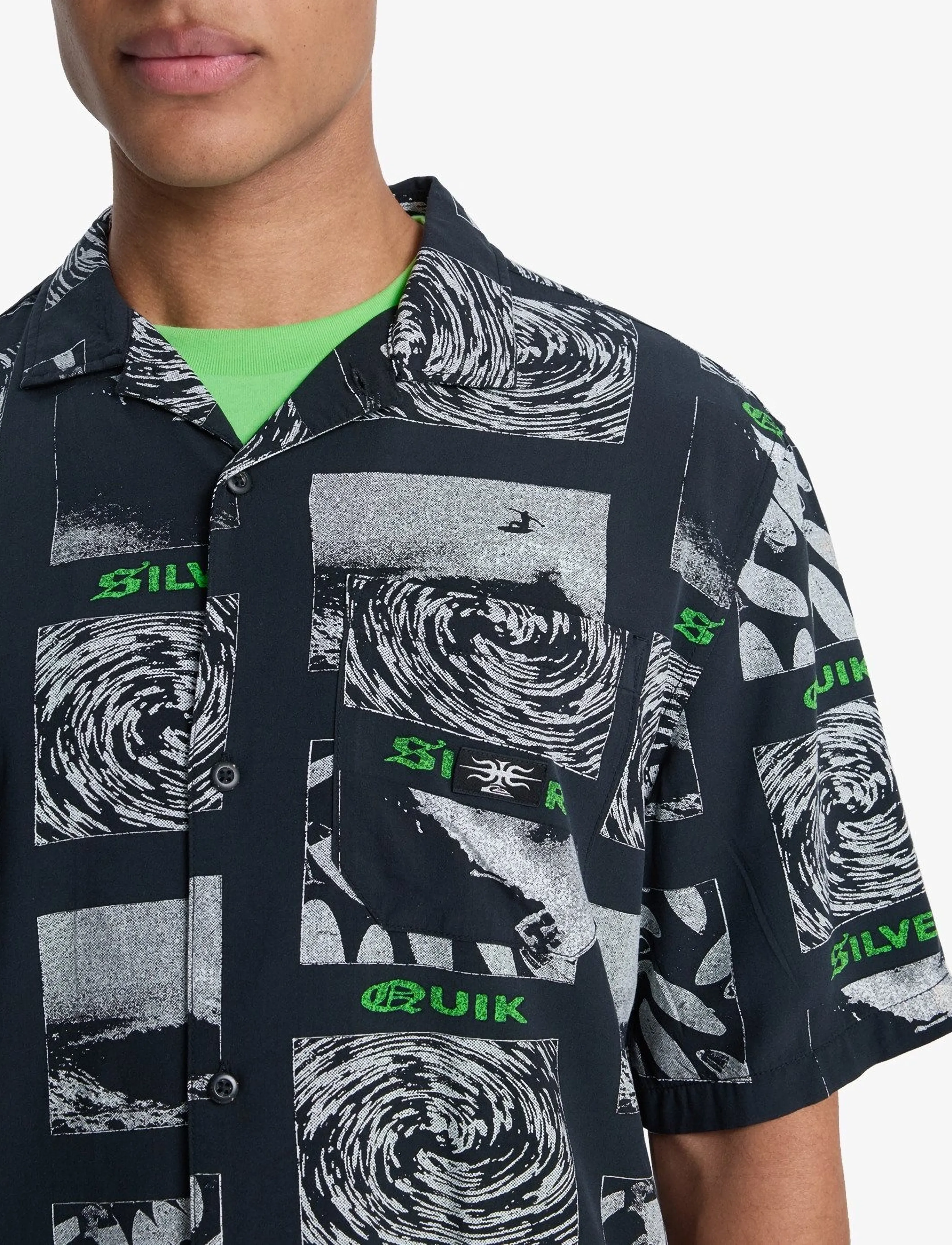 QUIKSILVER Mercury Tubes kortärmade skjortor herr – bild 5