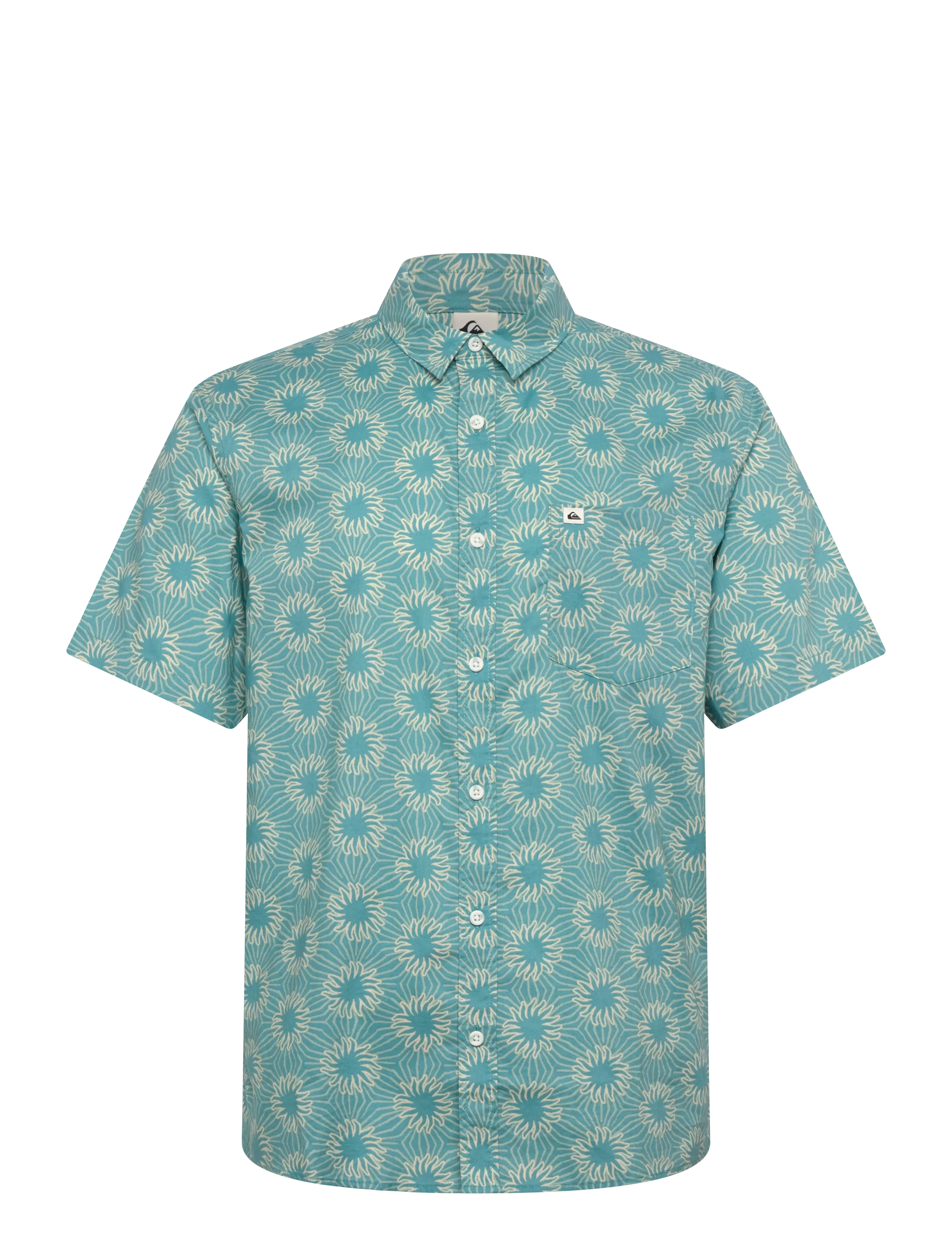 Quiksilver APERO CLASSIC SS - Quiksilver - AQUA OCEAN MAYHEM 32 / blue