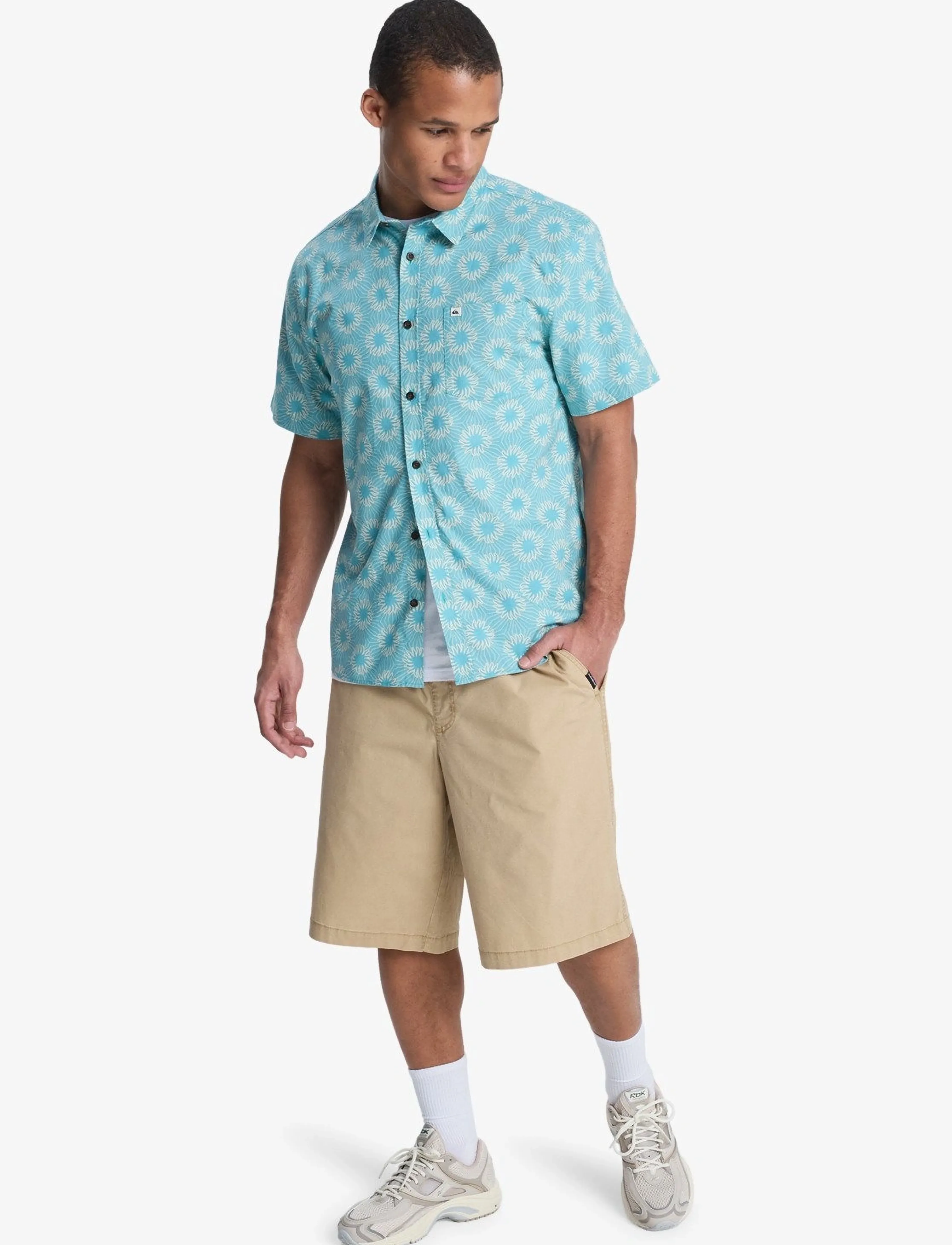 Quiksilver - APERO CLASSIC SS - oberteile & t-shirts - aqua ocean mayhem 32 - 4