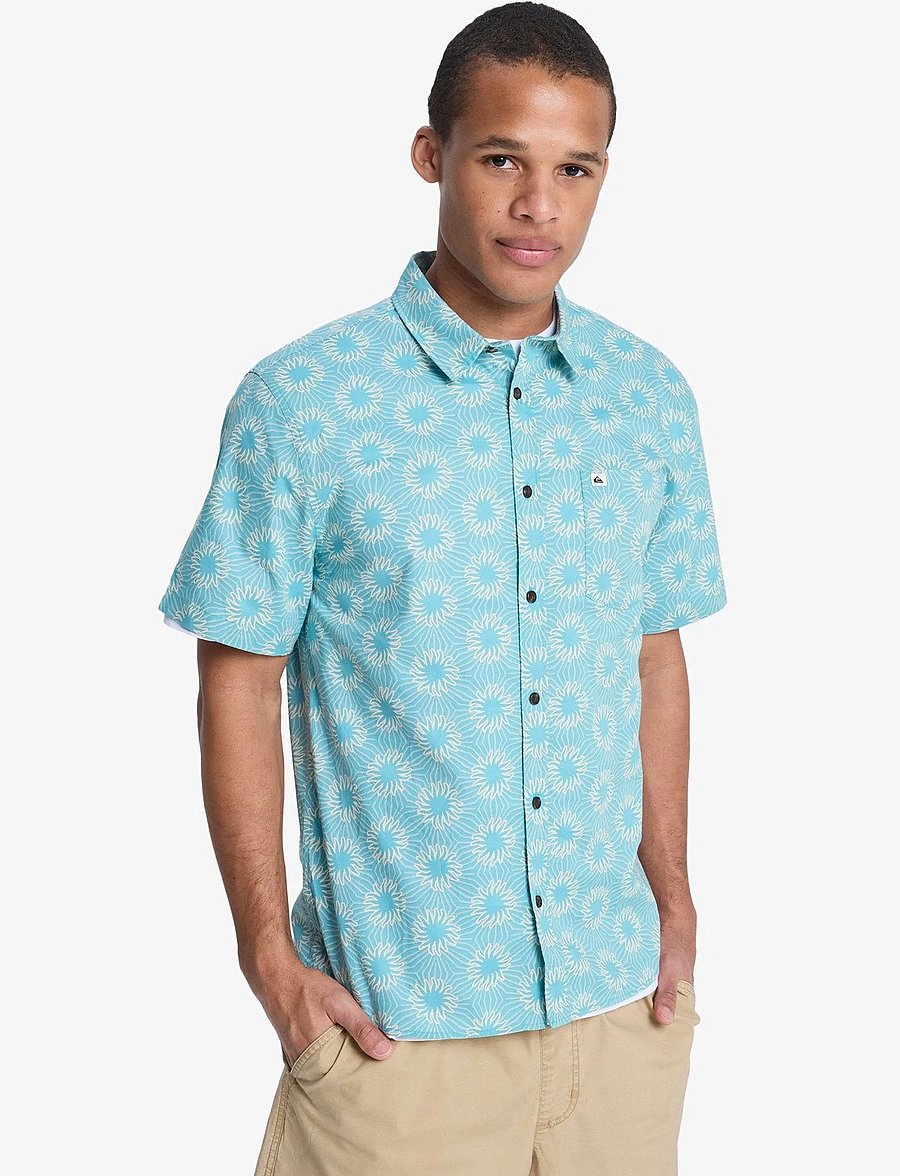 Quiksilver - APERO CLASSIC SS - oberteile & t-shirts - aqua ocean mayhem 32 - 5