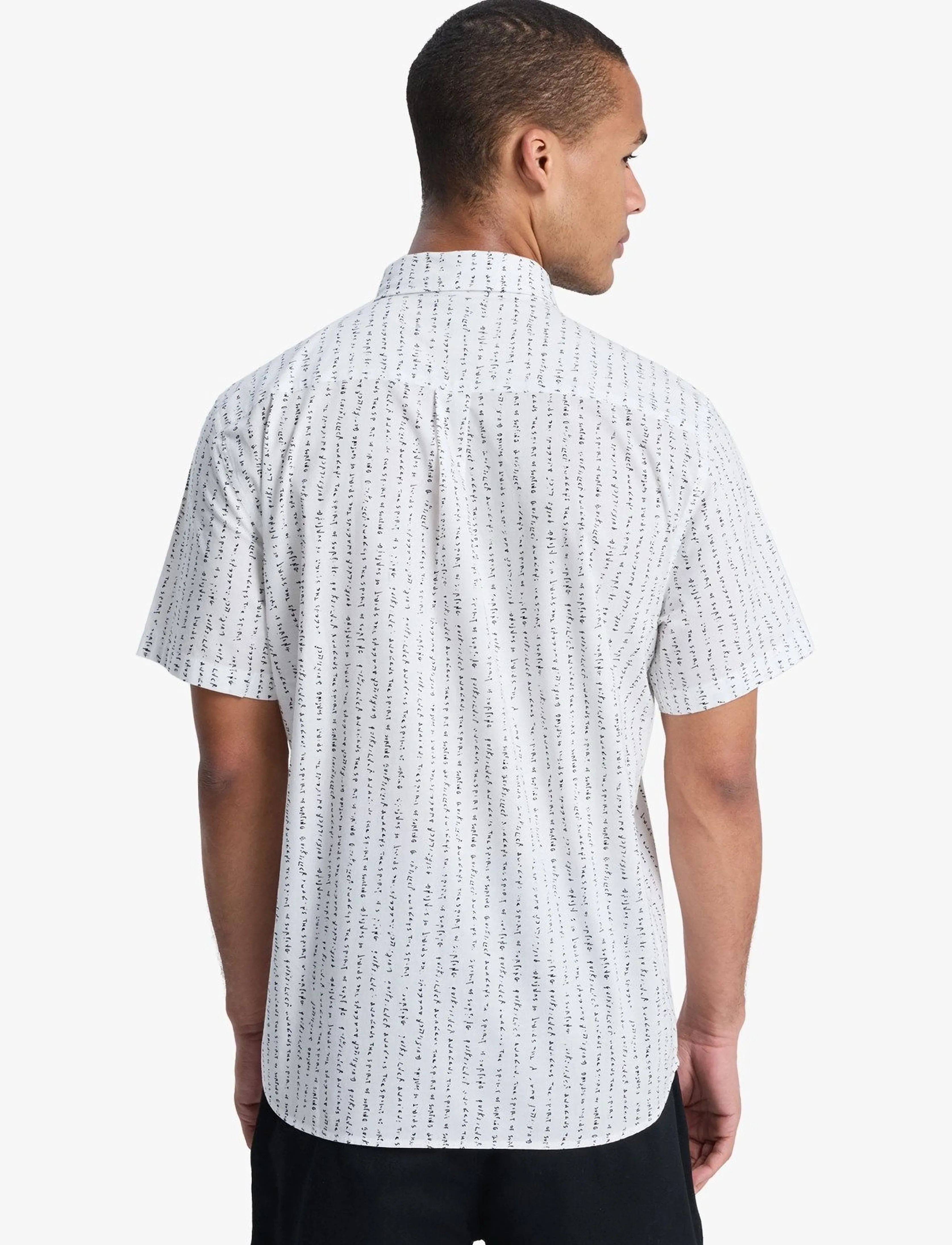 Quiksilver - APERO CLASSIC SS - shirts - bone quik thoughts - 3