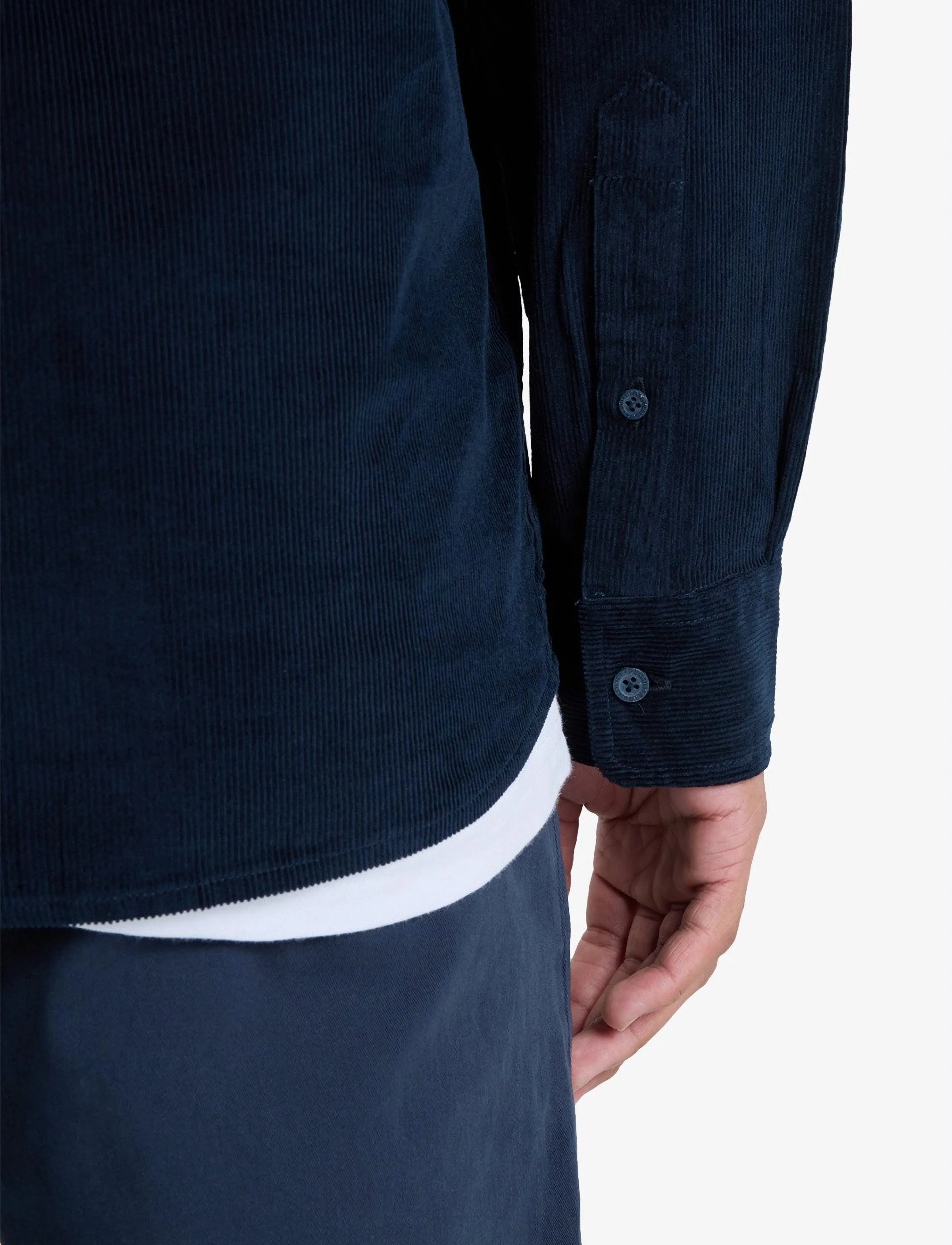 Quiksilver SMOKE TRAIL CORD - Hemden - DARK NAVY / navy
