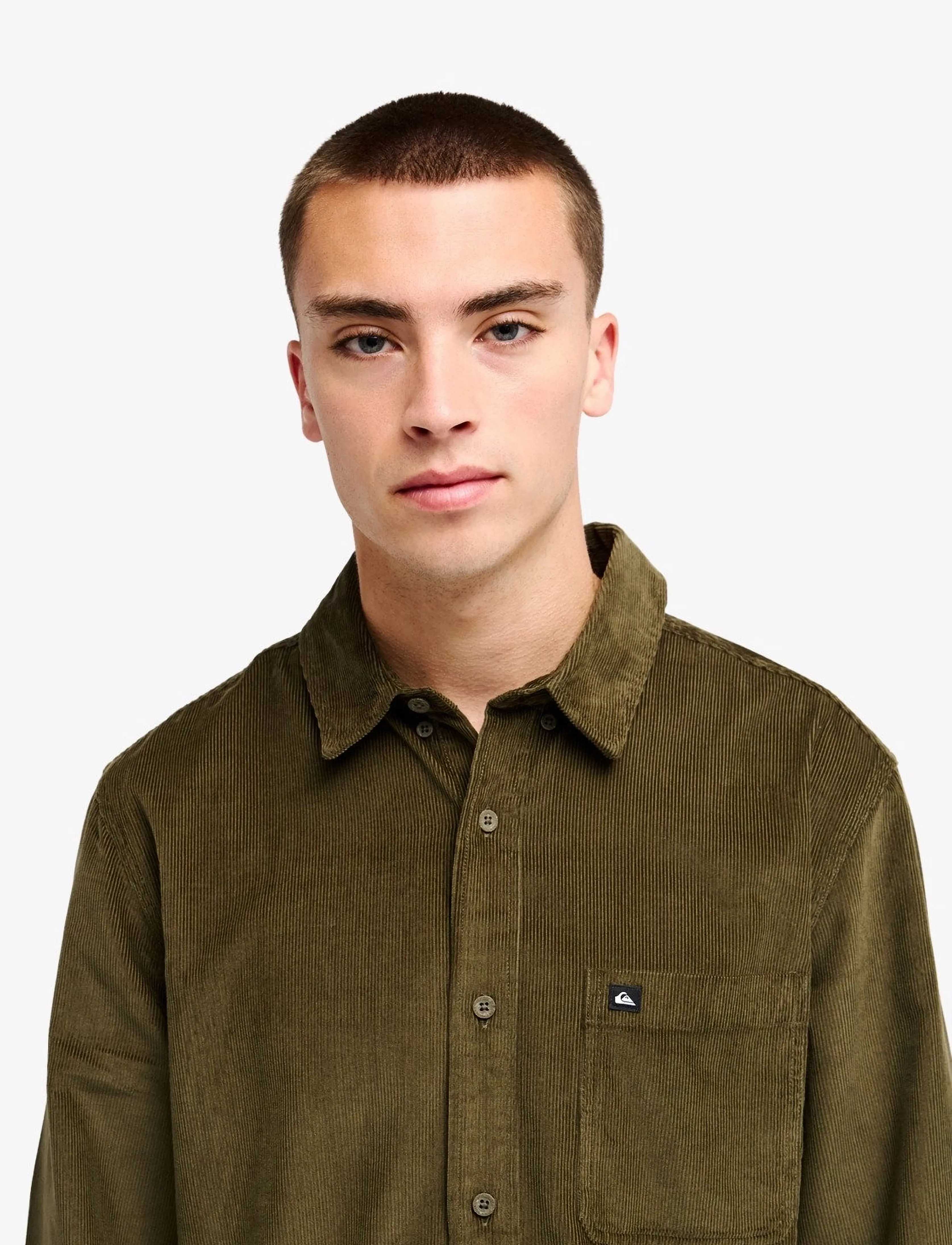 Quiksilver - SMOKE TRAIL CORD - alussärgid ja t-särgid - grape leaf - 4