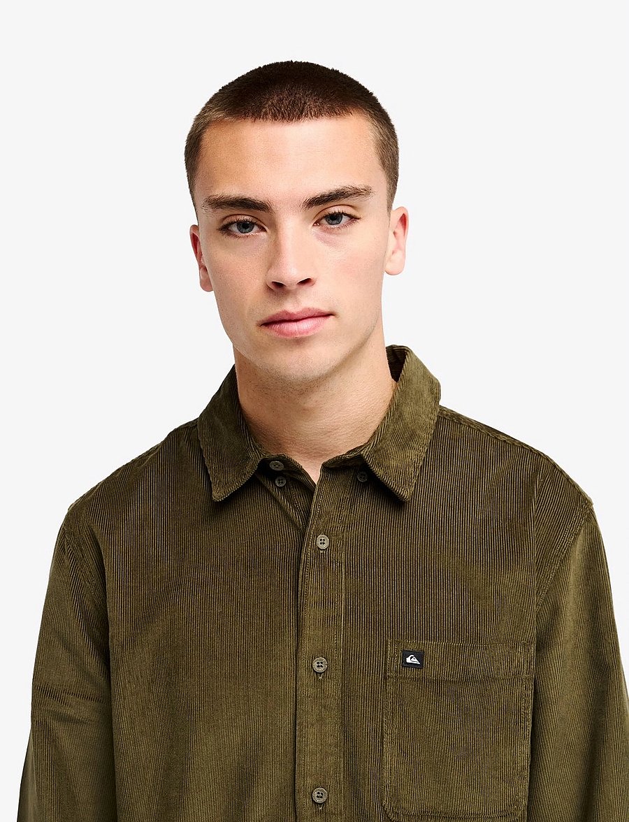 Quiksilver - SMOKE TRAIL CORD - alussärgid ja t-särgid - grape leaf - 4