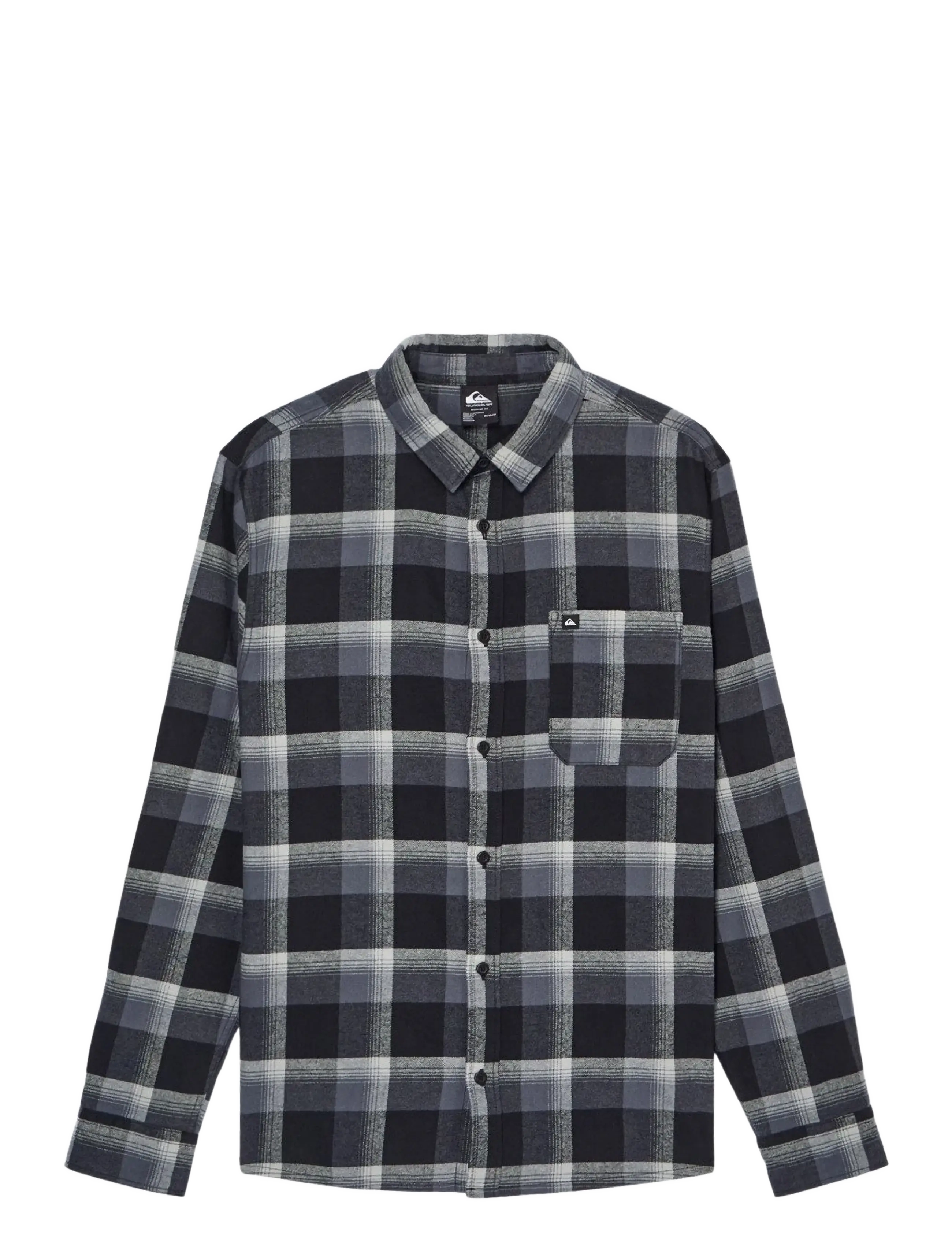 Quiksilver MOTHERFLY PLAID LS - Vis alt - BLACK MOTHERFLY / black