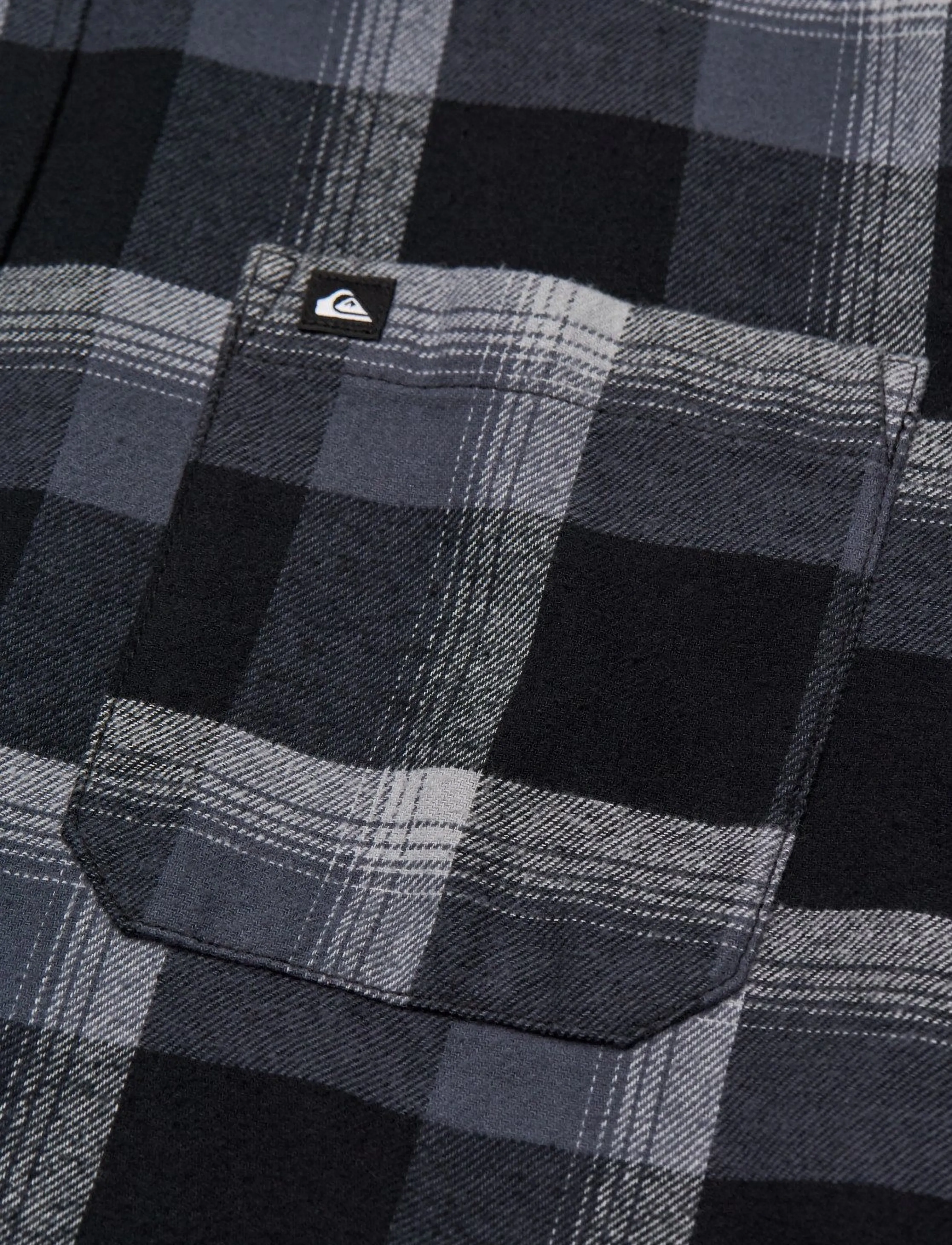 Quiksilver - MOTHERFLY PLAID LS - black motherfly - 5