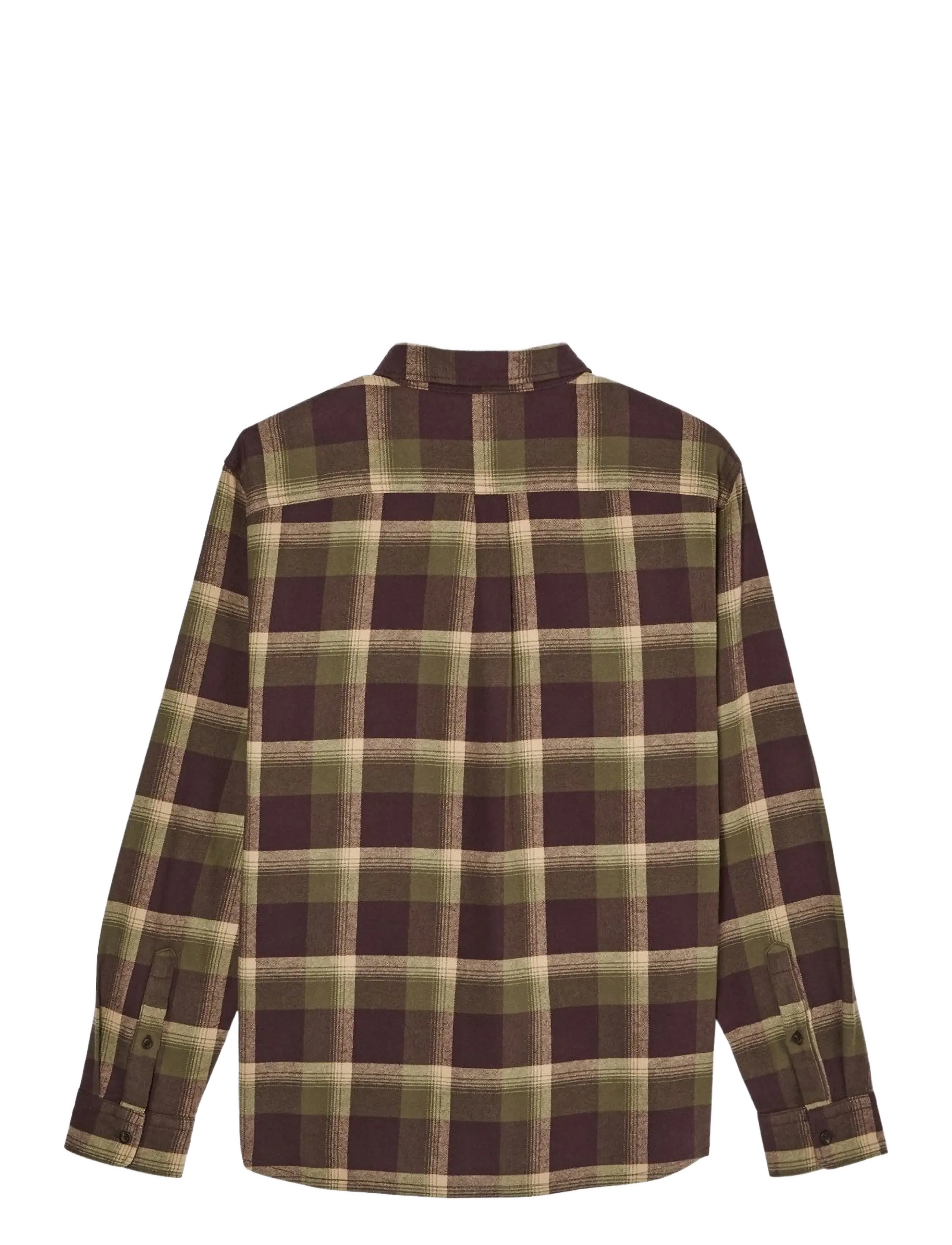 Quiksilver - MOTHERFLY PLAID LS - tops & t-shirts - grape leaf motherfly - 2