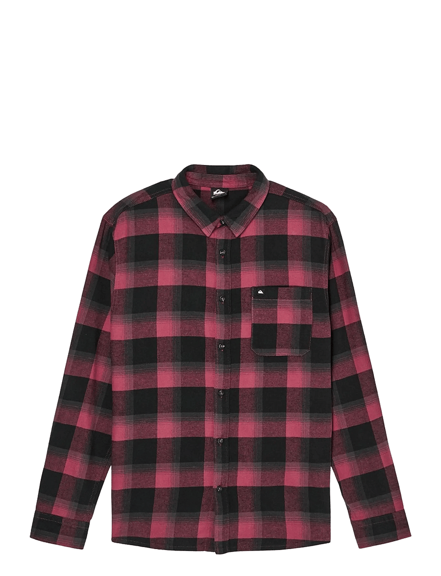 Quiksilver - MOTHERFLY PLAID LS - toppe & t-shirts - oxblood red motherfly - 1