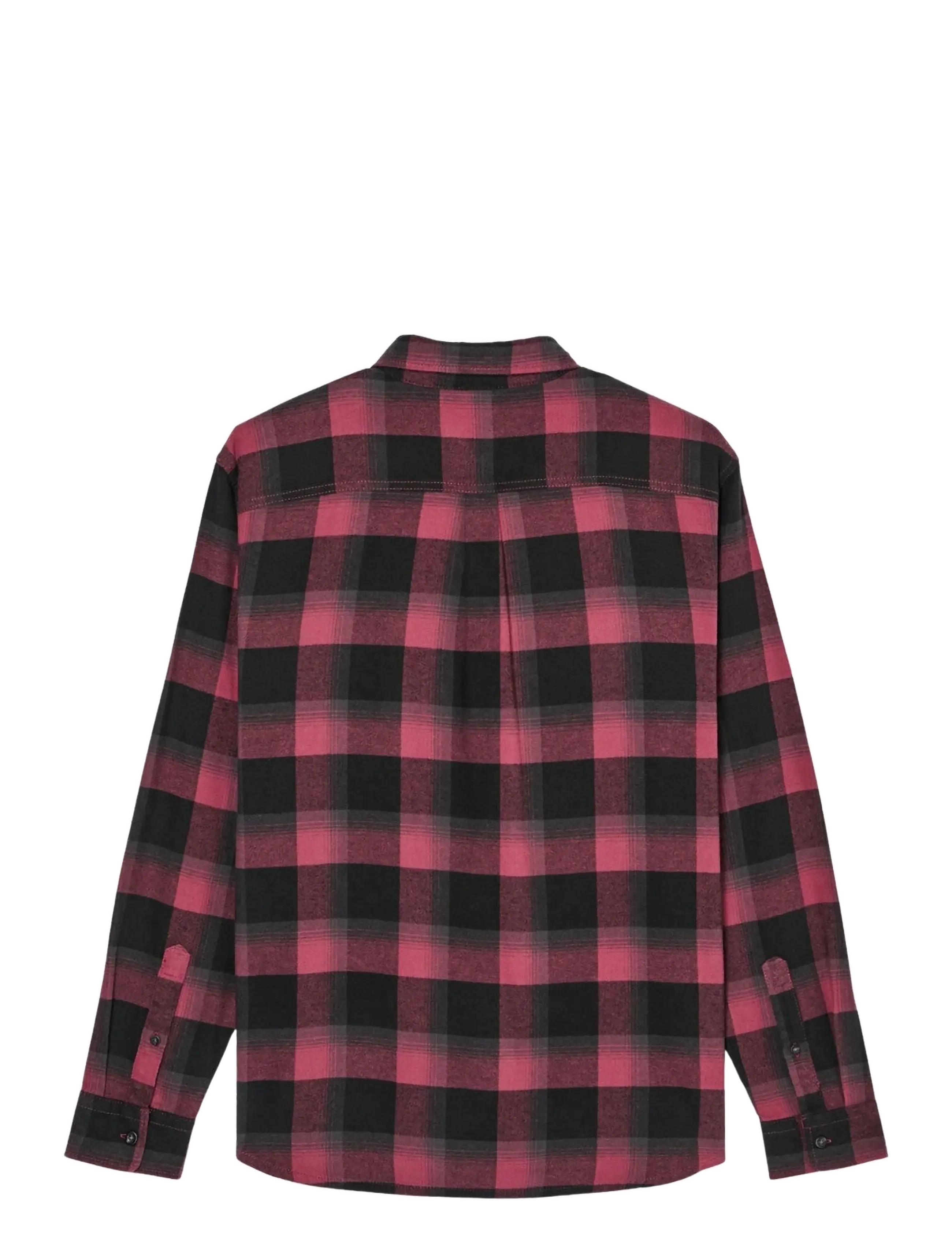 Quiksilver - MOTHERFLY PLAID LS - tops & t-shirts - oxblood red motherfly - 2