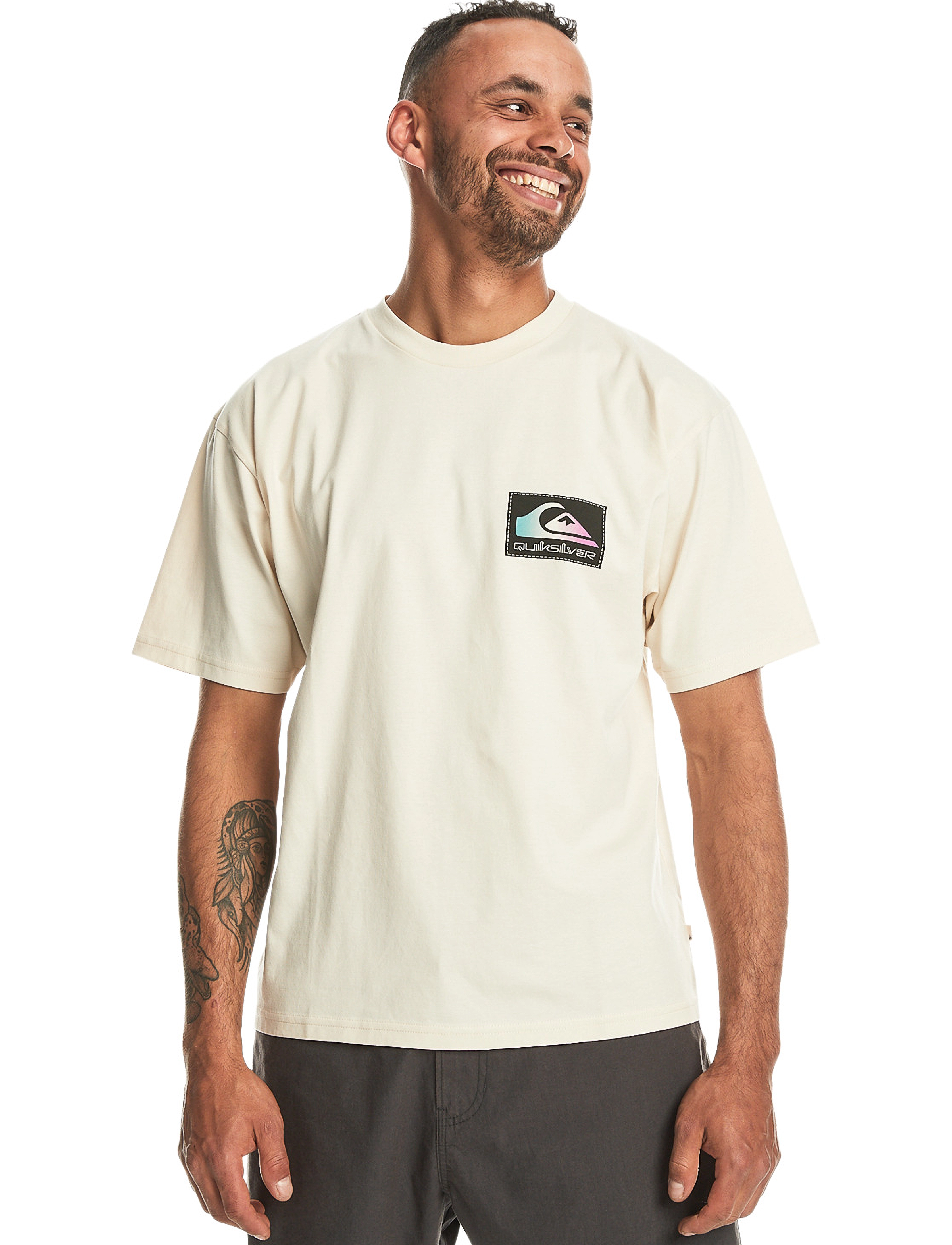 Quiksilver - BACK FLASH SS - birch - 2