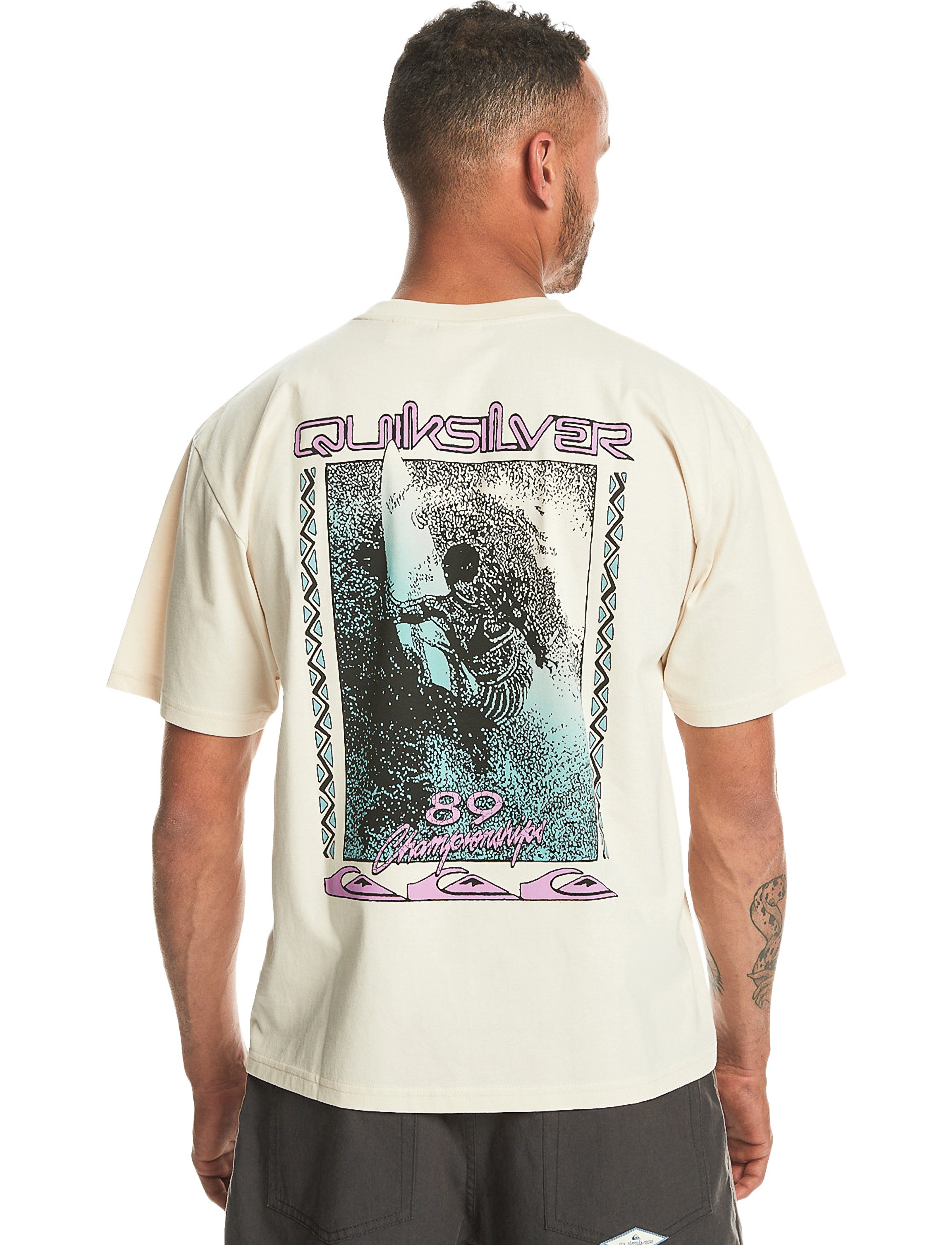 Quiksilver - BACK FLASH SS - birch - 3