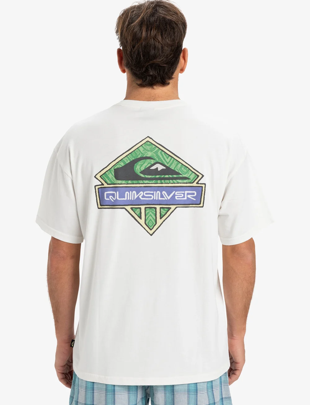 Quiksilver - GH QS CRYSTAL JET SS - oberteile & t-shirts - snow white - 3