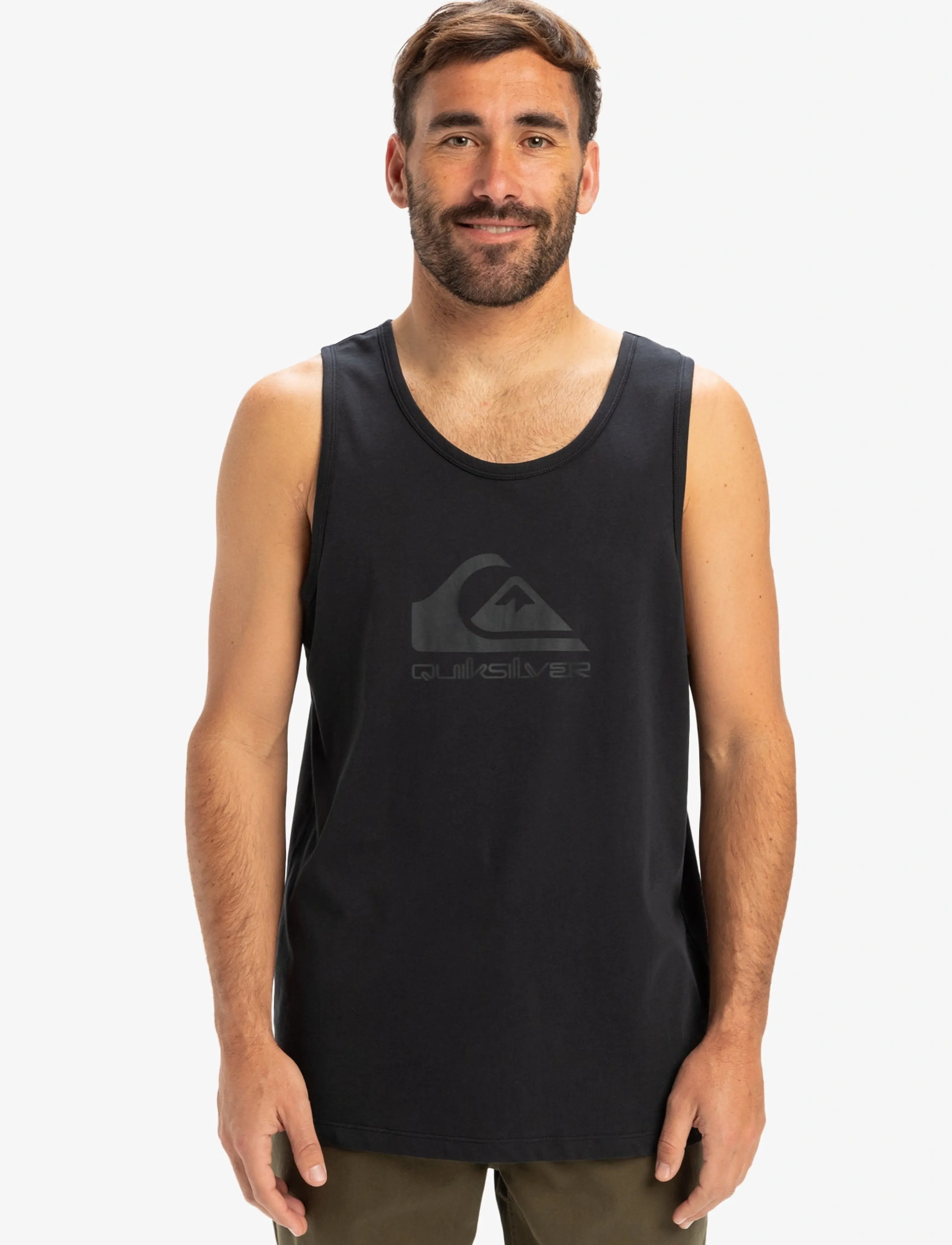 Quiksilver EV COMP LOGO TANK - T-shirts - BLACK / black