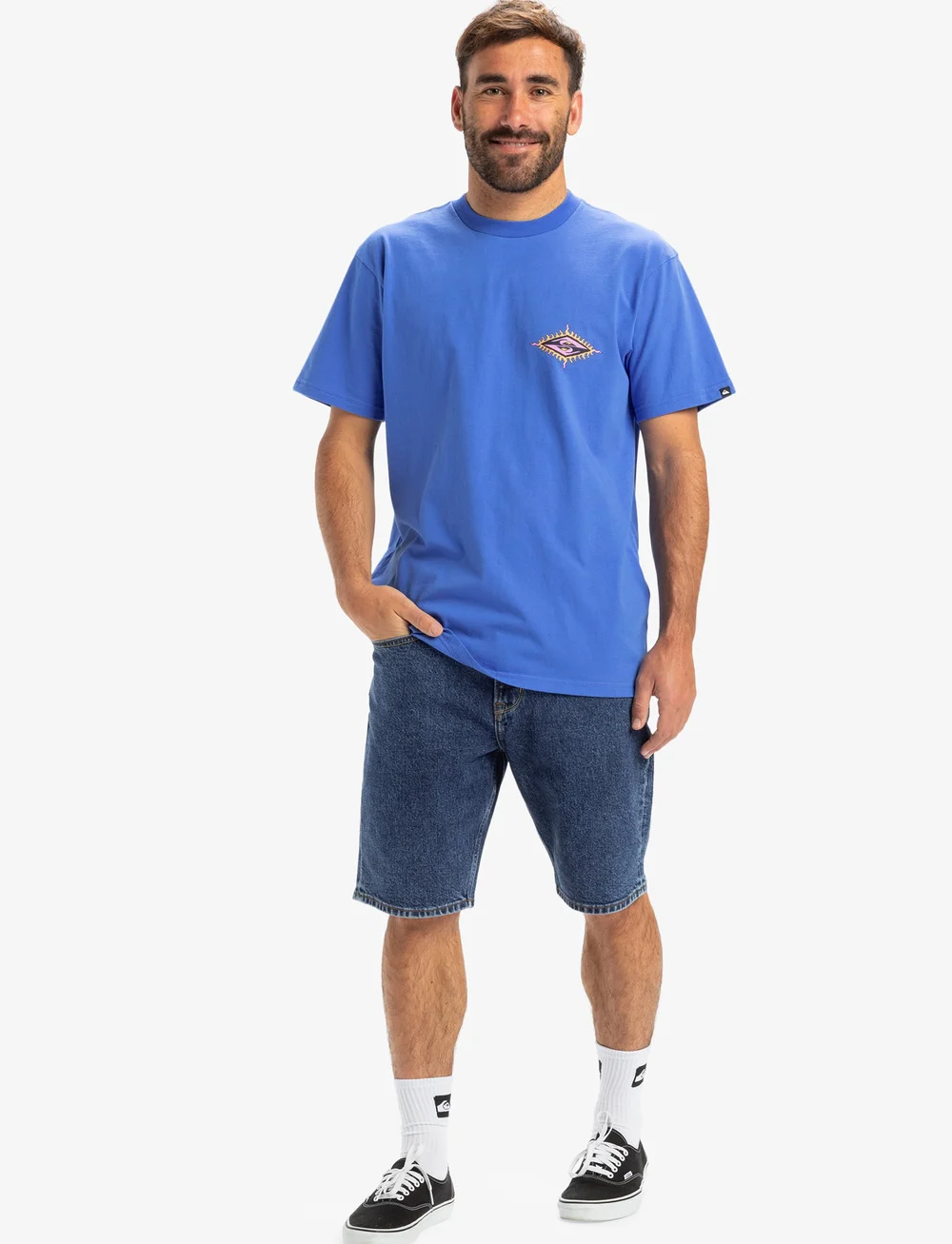 Quiksilver - EV BEACH BLAST SS - stuttermarbolir - nebulas blue - 4