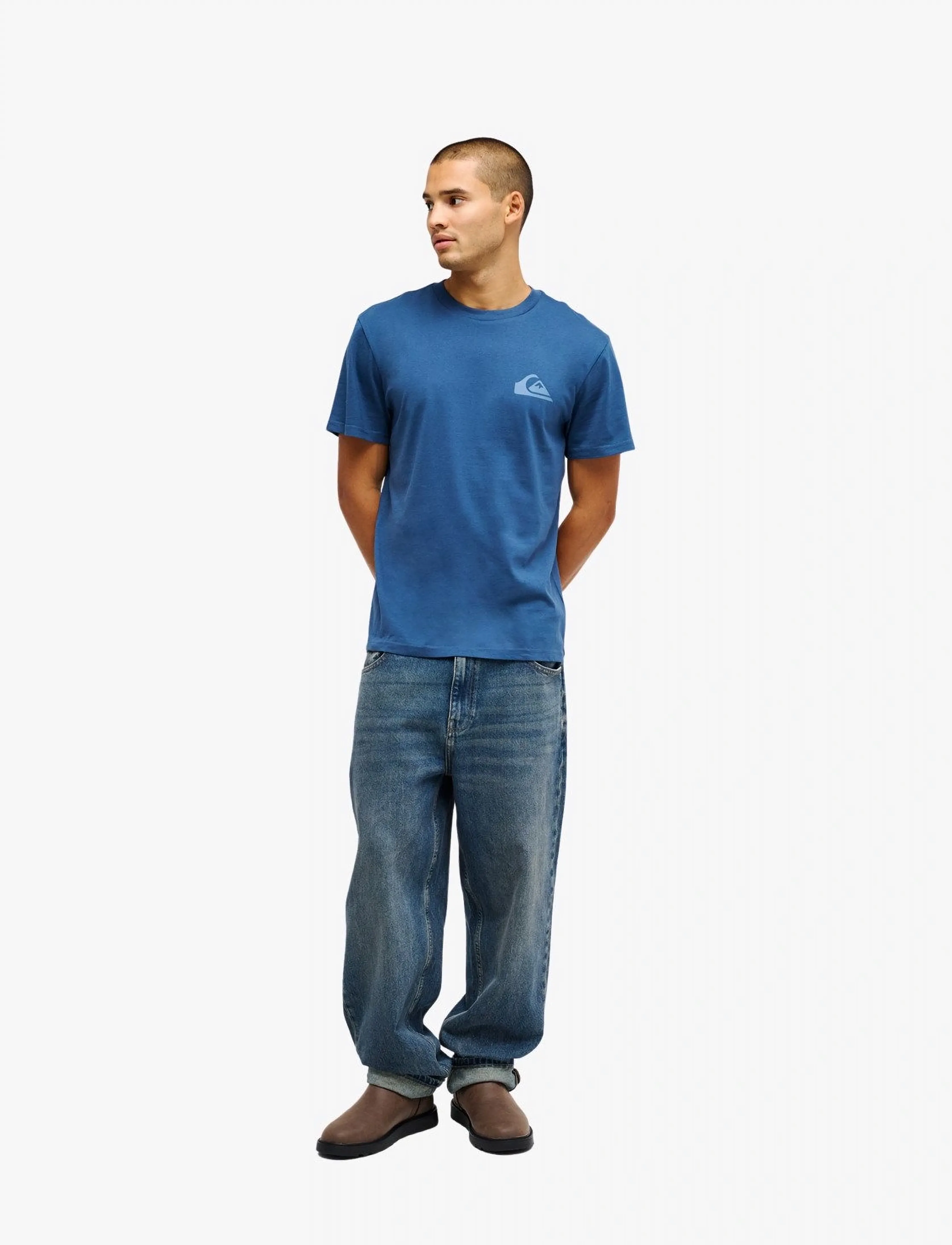Quiksilver - EV MINI LOGO SS - dark denim - 4