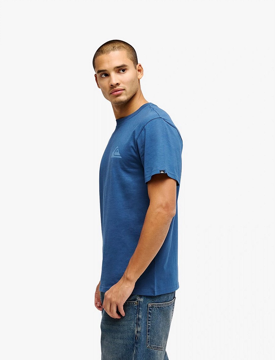 Quiksilver - EV MINI LOGO SS - alussärgid ja t-särgid - dark denim - 5