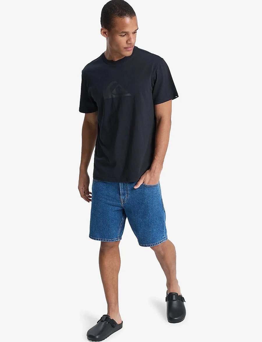 Quiksilver - EV COMP LOGO SS - tops & t-shirts - black - 4