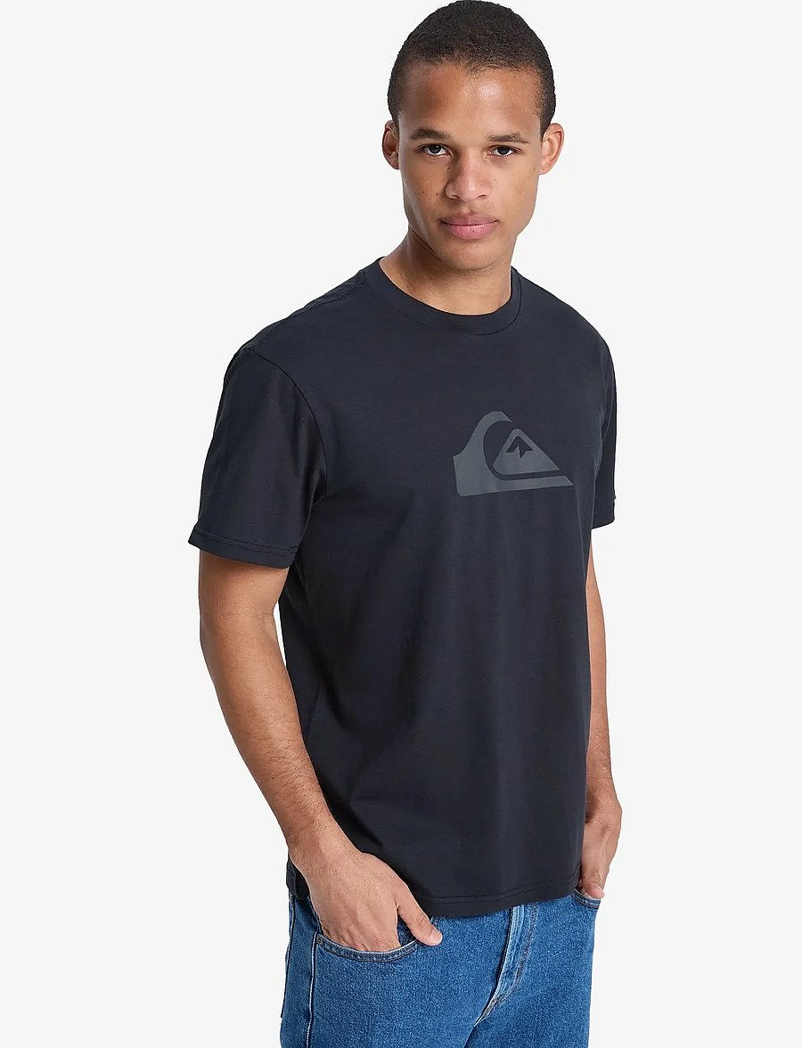 Quiksilver - EV COMP LOGO SS - tops & t-shirts - black - 5