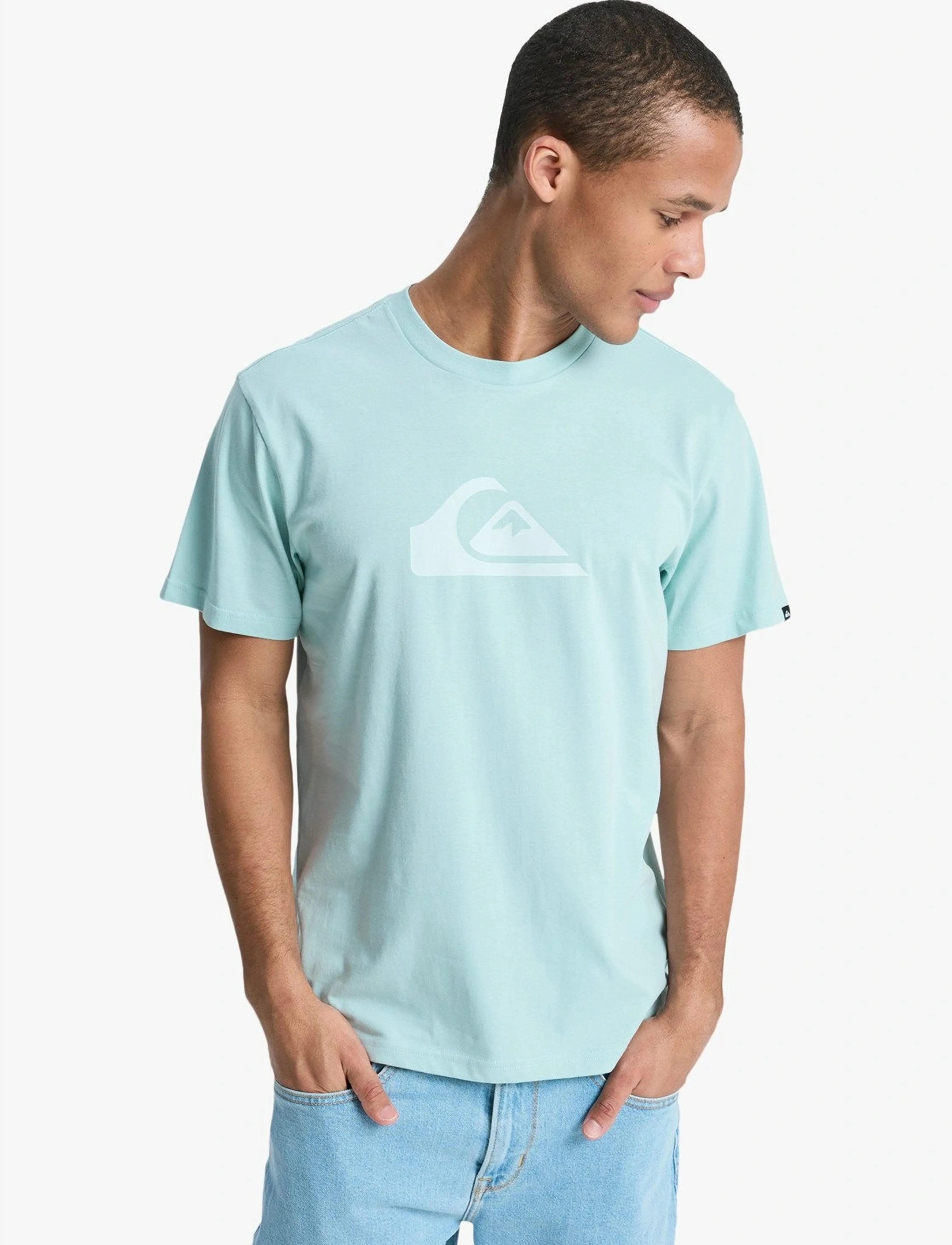 Quiksilver EV COMP LOGO SS - Kurzärmelig - BLUE HAZE / blue
