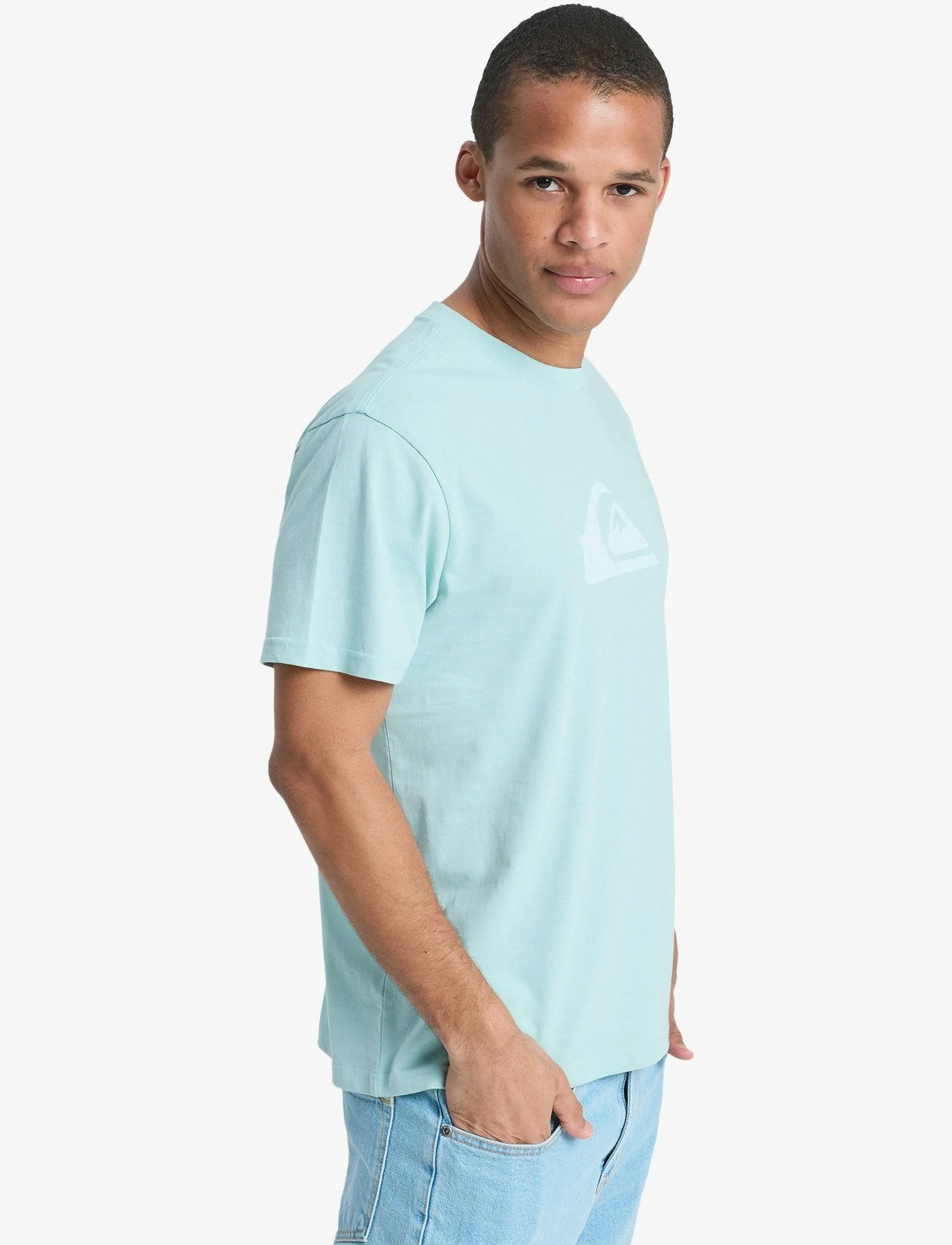 Quiksilver - EV COMP LOGO SS - madalaimad hinnad - blue haze - 5