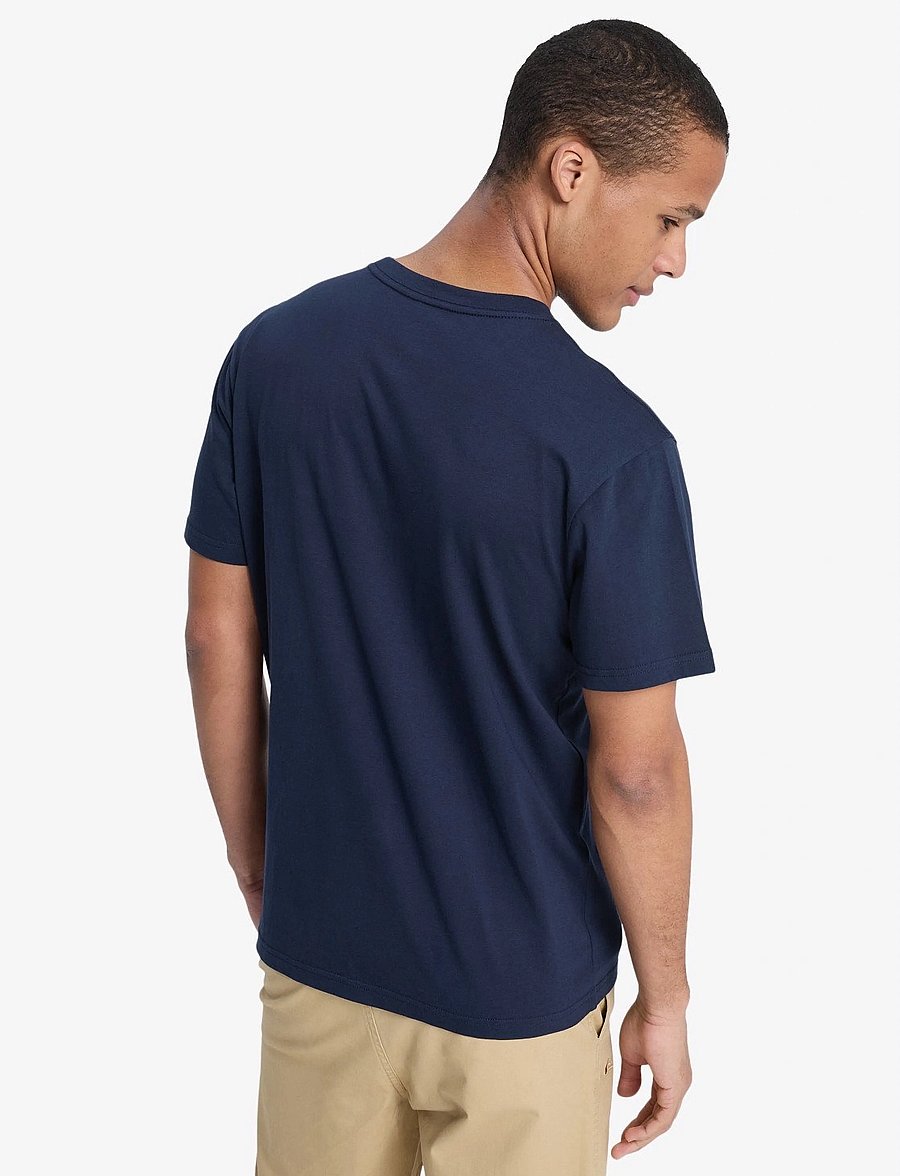Quiksilver - EV COMP LOGO SS - oberteile & t-shirts - dark navy - 3