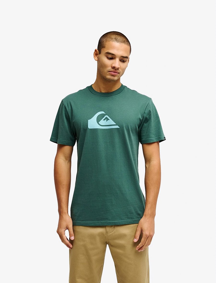 Quiksilver - EV COMP LOGO SS - alussärgid ja t-särgid - forest - 0