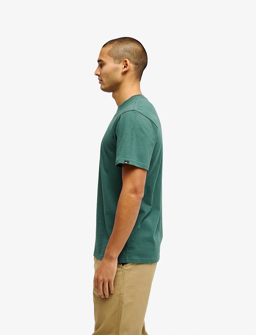 Quiksilver - EV COMP LOGO SS - alussärgid ja t-särgid - forest - 3