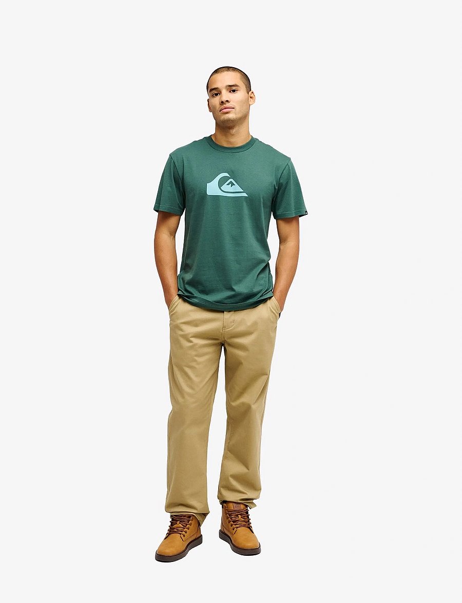 Quiksilver - EV COMP LOGO SS - alussärgid ja t-särgid - forest - 4