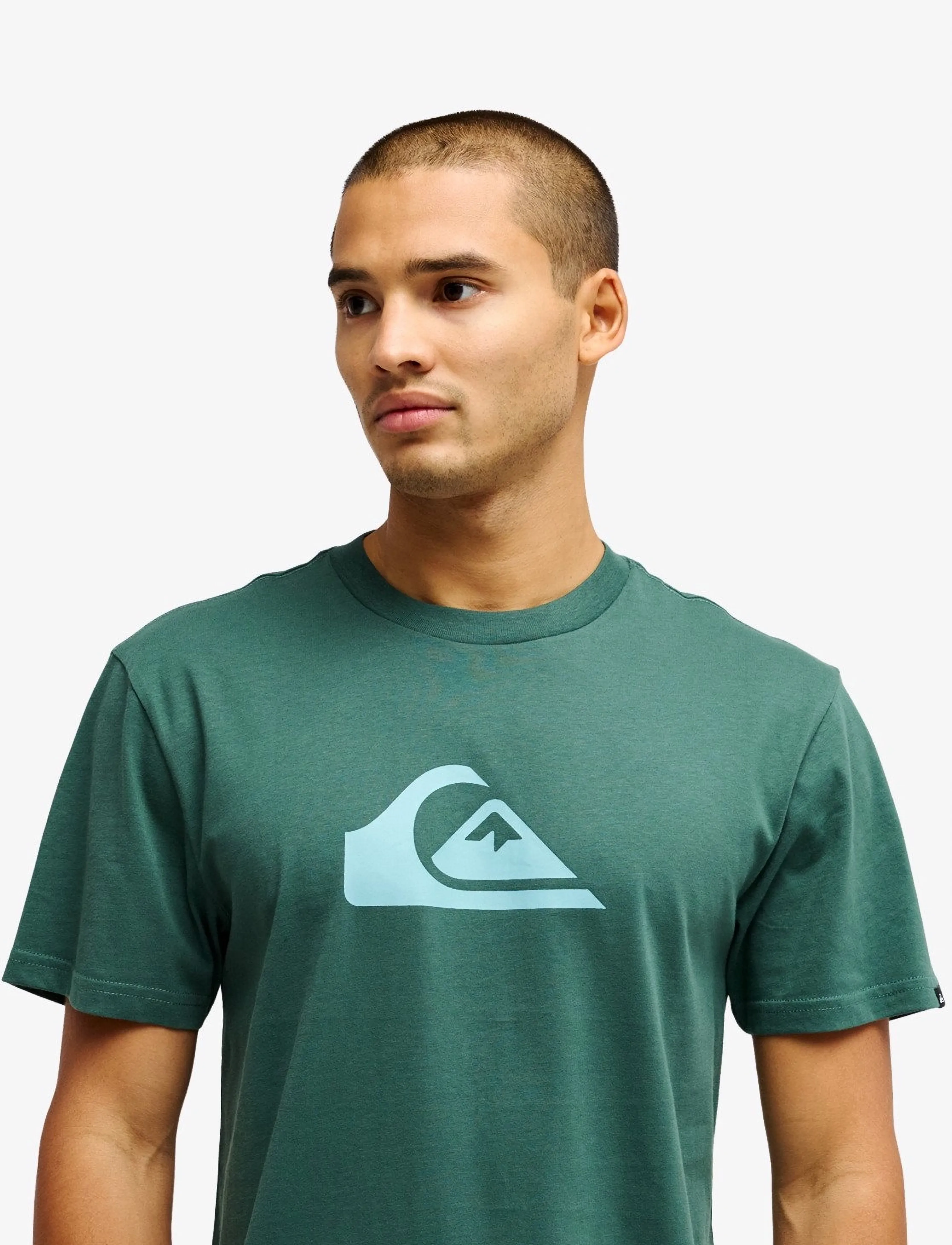 Quiksilver - EV COMP LOGO SS - alussärgid ja t-särgid - forest - 5