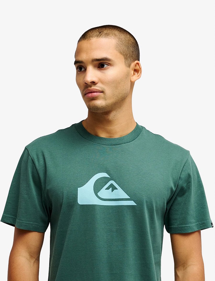 Quiksilver - EV COMP LOGO SS - alussärgid ja t-särgid - forest - 5
