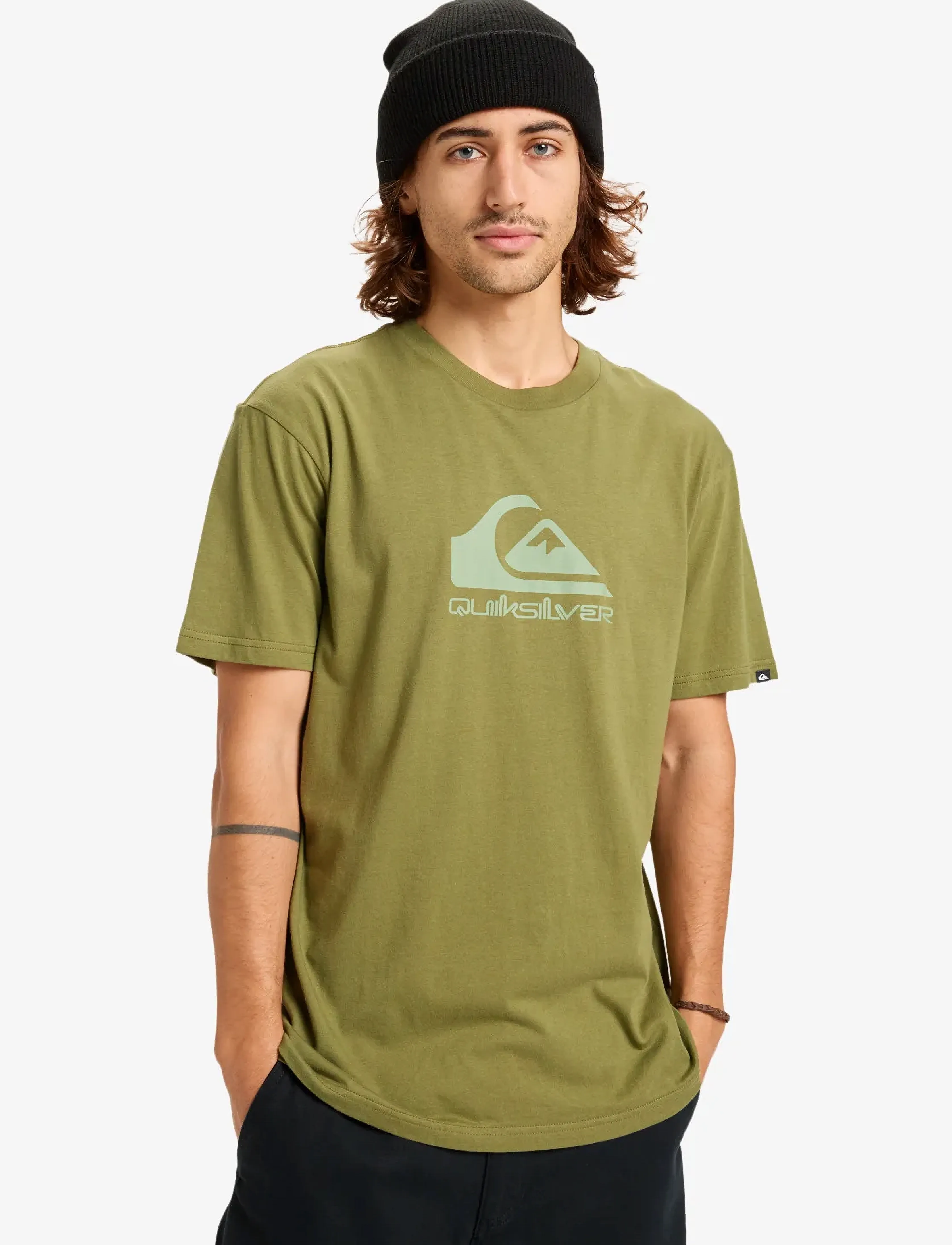 Quiksilver EV COMP LOGO SS - T-Shirts - LODEN GREEN / green