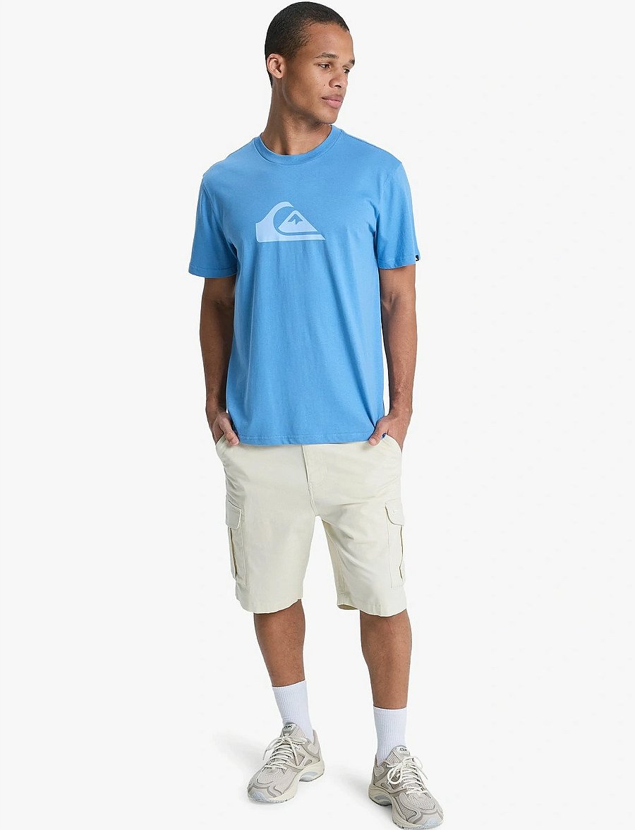 Quiksilver - EV COMP LOGO SS - t-shirts - riviera - 4