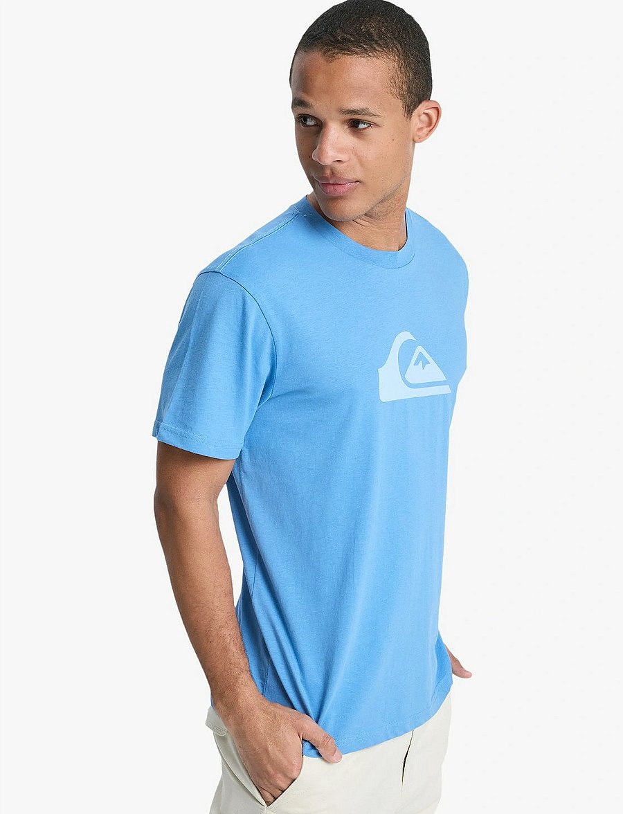 Quiksilver - EV COMP LOGO SS - t-shirts - riviera - 5