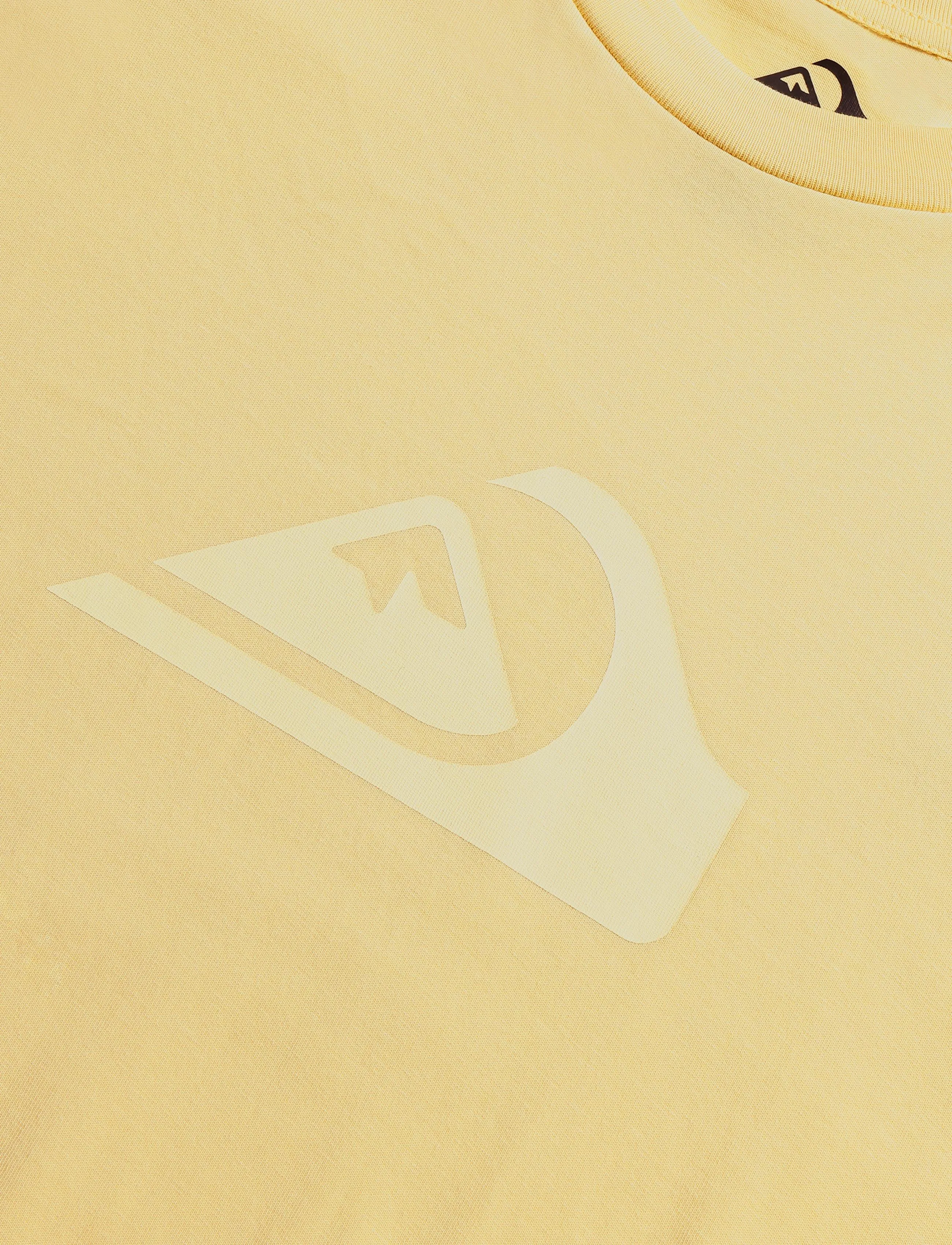 Quiksilver - EV COMP LOGO SS - oberteile & t-shirts - straw - 2